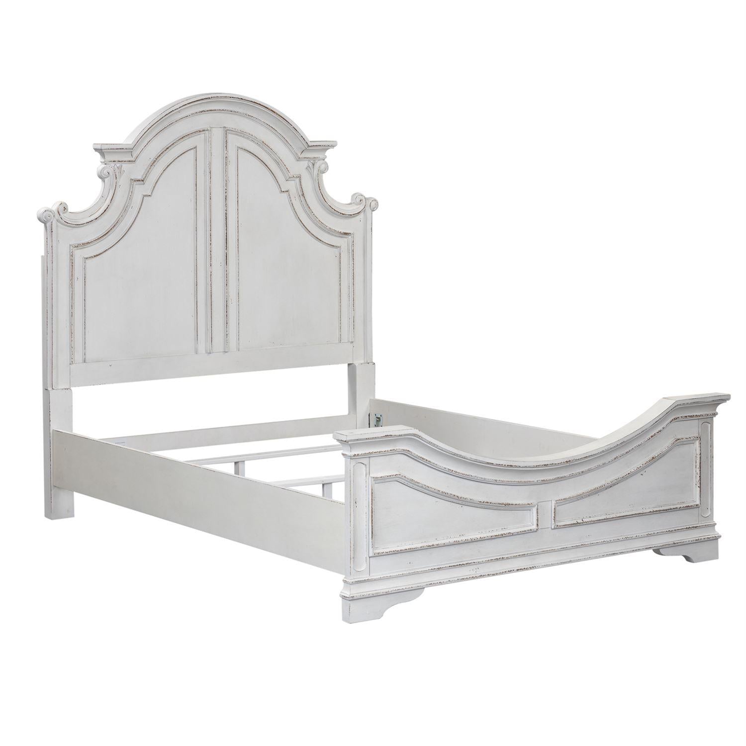  Size_King --  Magnolia Manor 244-BR-KPB King Panel Bed IMAGE 3