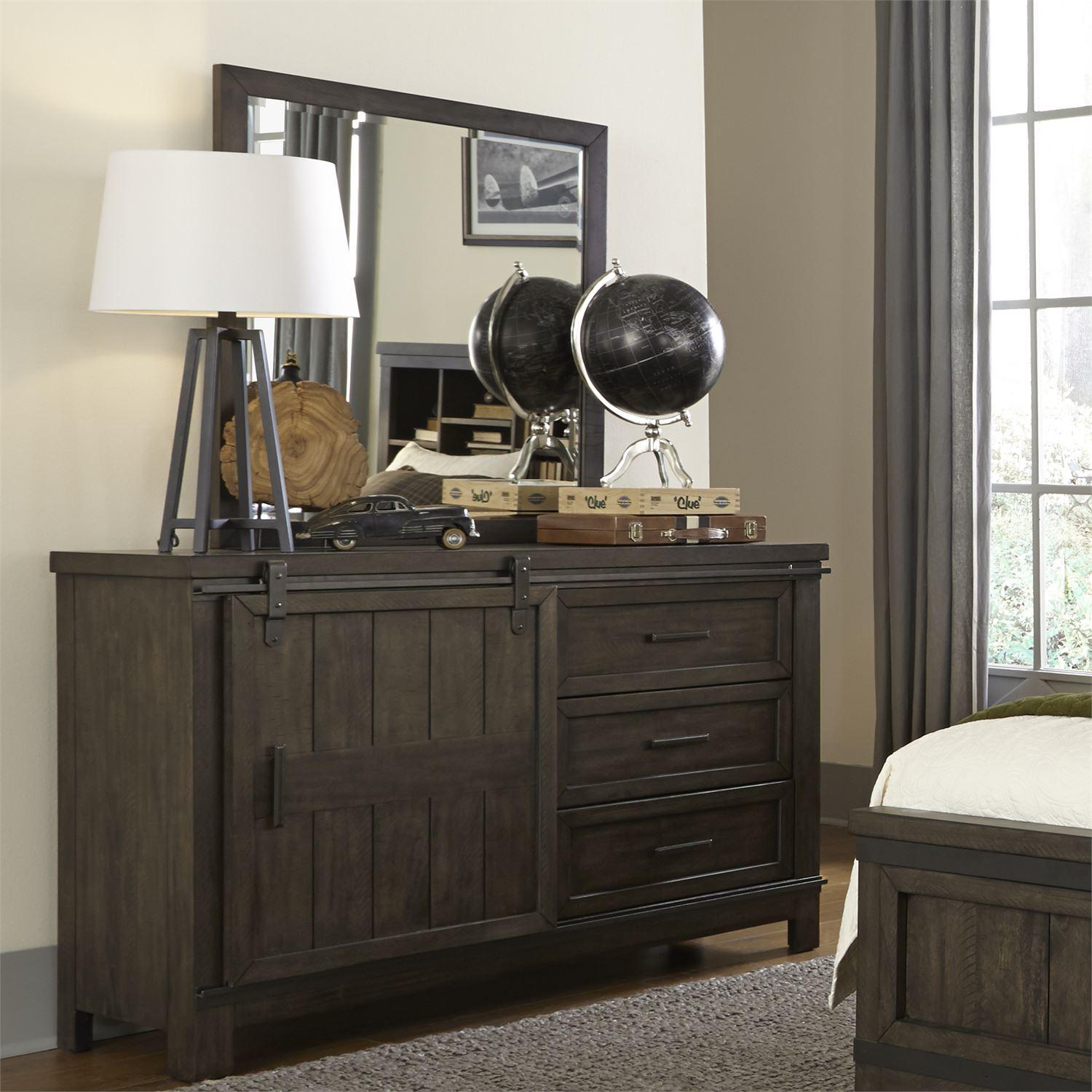  Liberty Furniture Industries Inc. Thornwood Hills Dresser Mirror 759-BR50 IMAGE 5