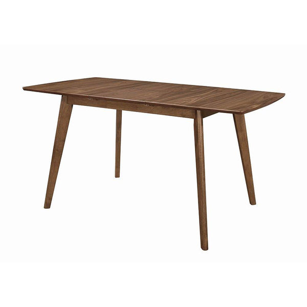 Coaster Furniture Alfredo 108080 63-inch Extension Leaf Dining Table - Natural Walnut