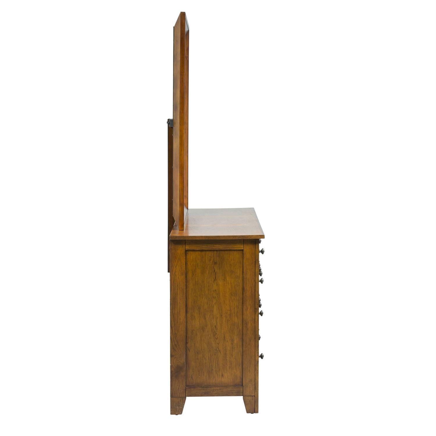  Liberty Furniture Industries Inc. Grandpas Cabin 7-Drawer Dresser with Mirror 175-BR-DM IMAGE 3