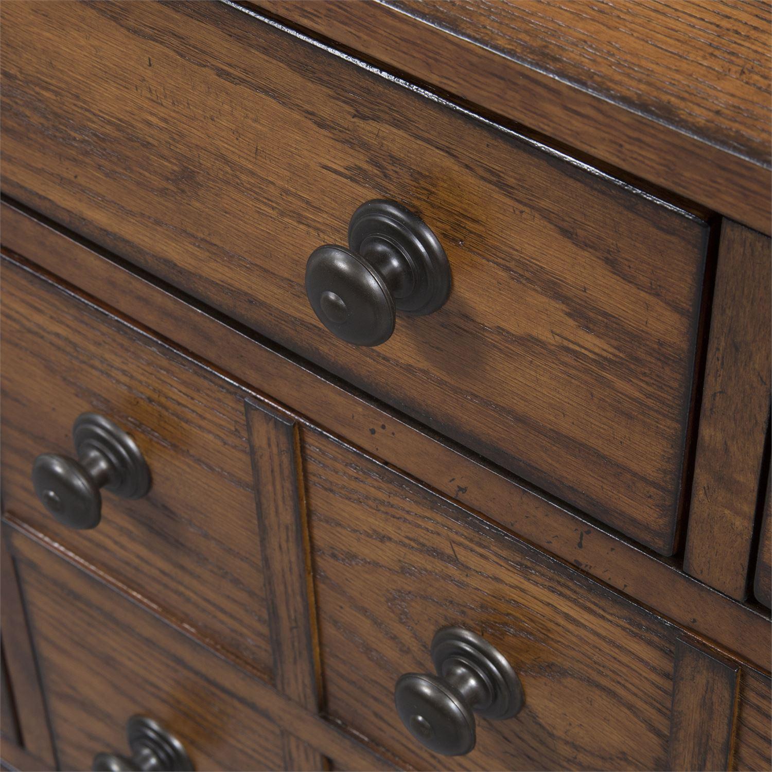  Liberty Furniture Industries Inc. Grandpas Cabin 7-Drawer Dresser with Mirror 175-BR-DM IMAGE 7