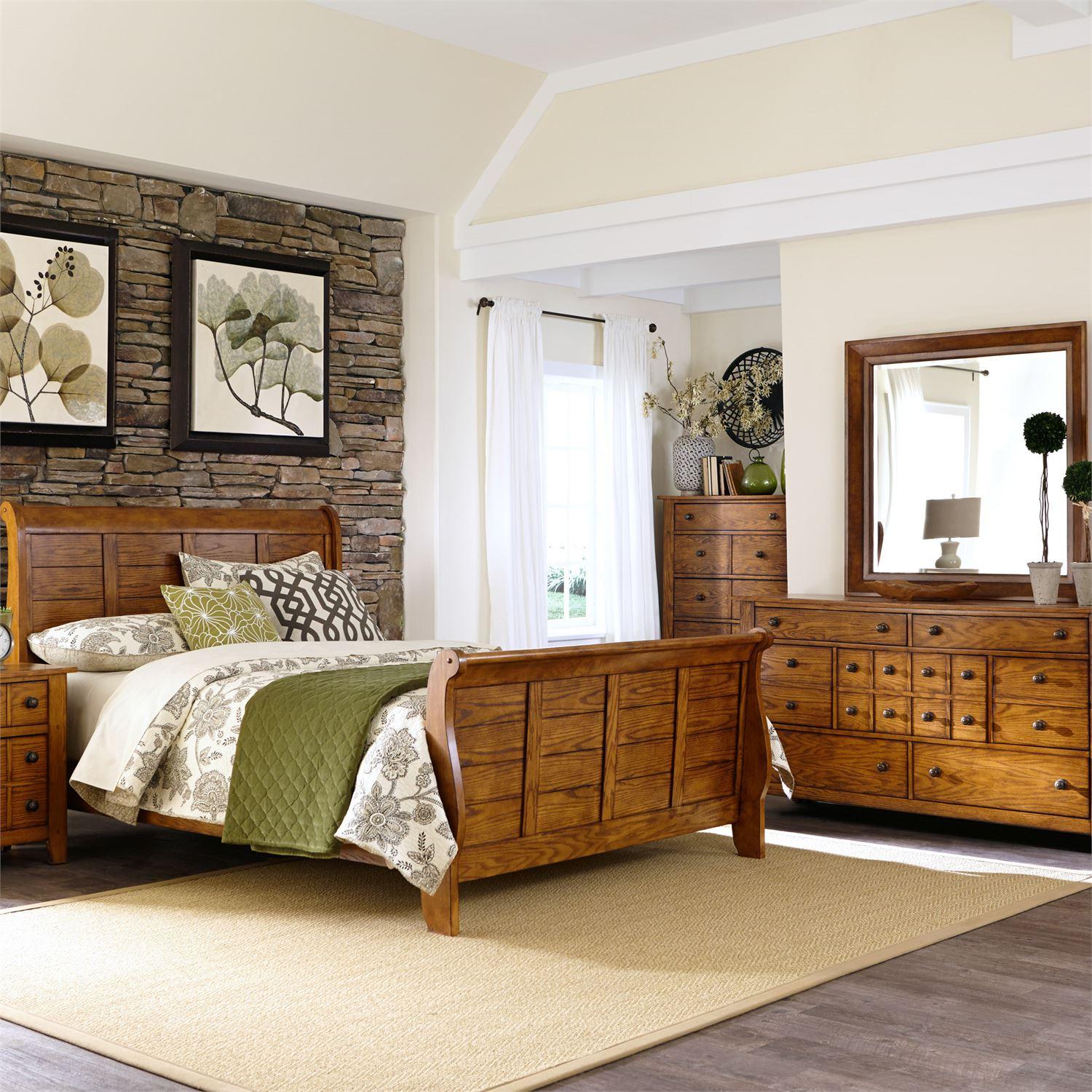  Liberty Furniture Industries Inc. Grandpas Cabin 7-Drawer Dresser with Mirror 175-BR-DM IMAGE 9