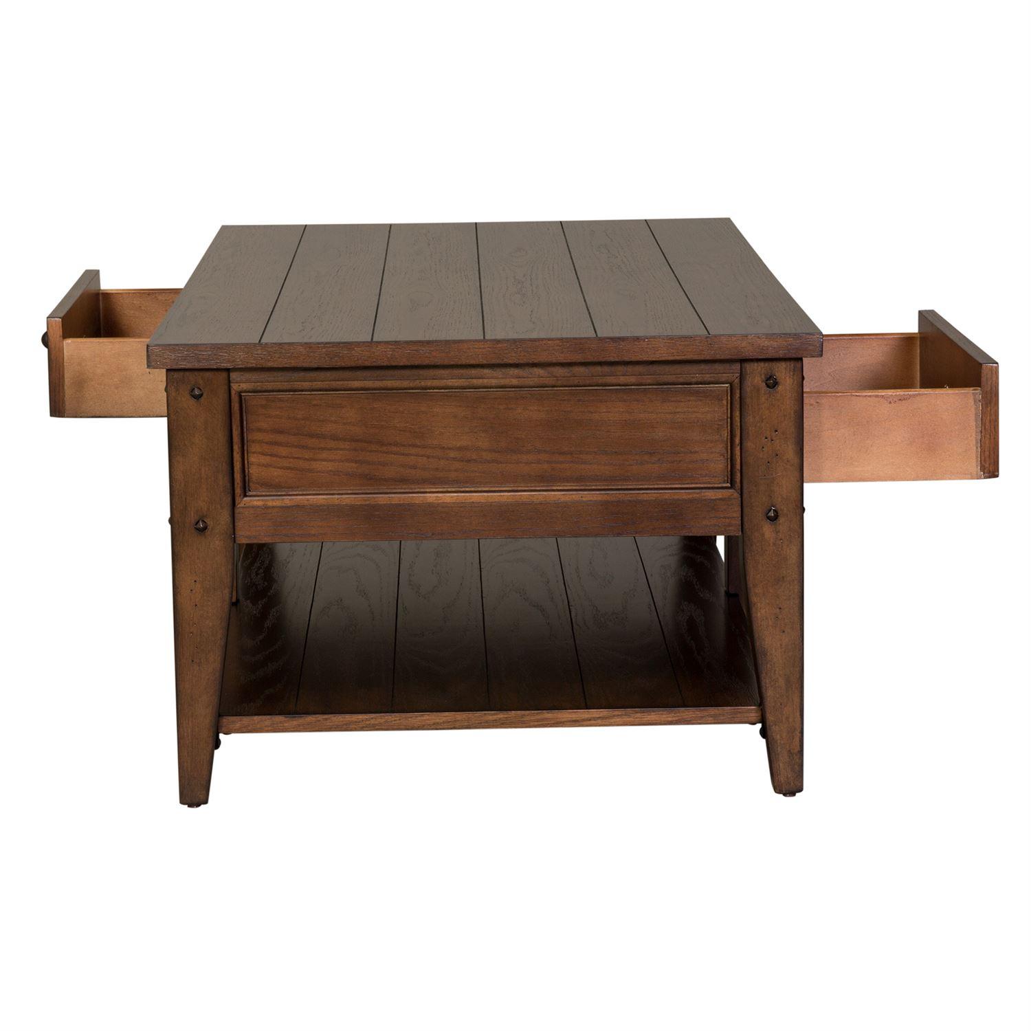  Liberty Furniture Industries Inc. Lake House Cocktail Table 210-OT1010 IMAGE 5