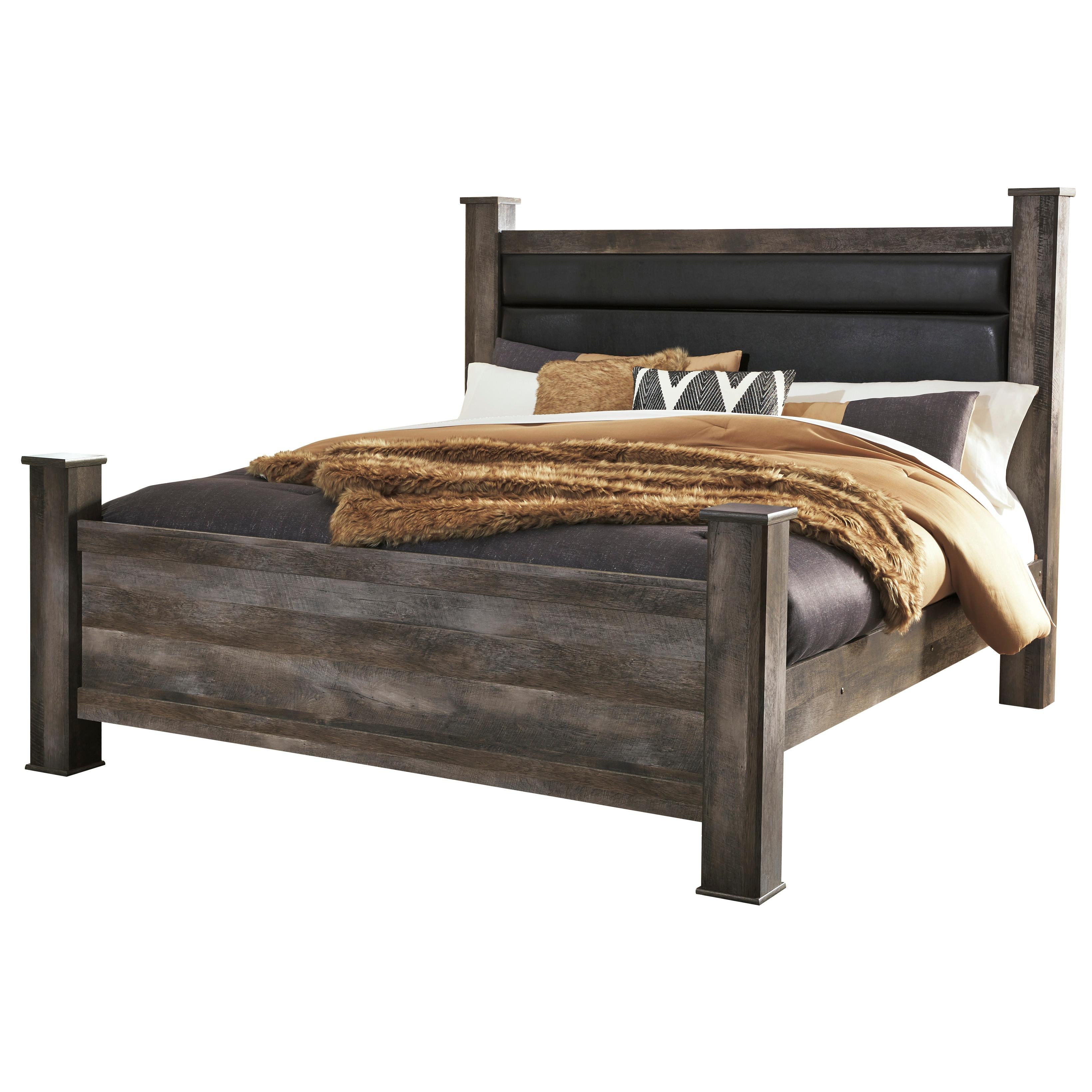 Size_King --  Wynnlow B440B6 King Poster Bed IMAGE 1
