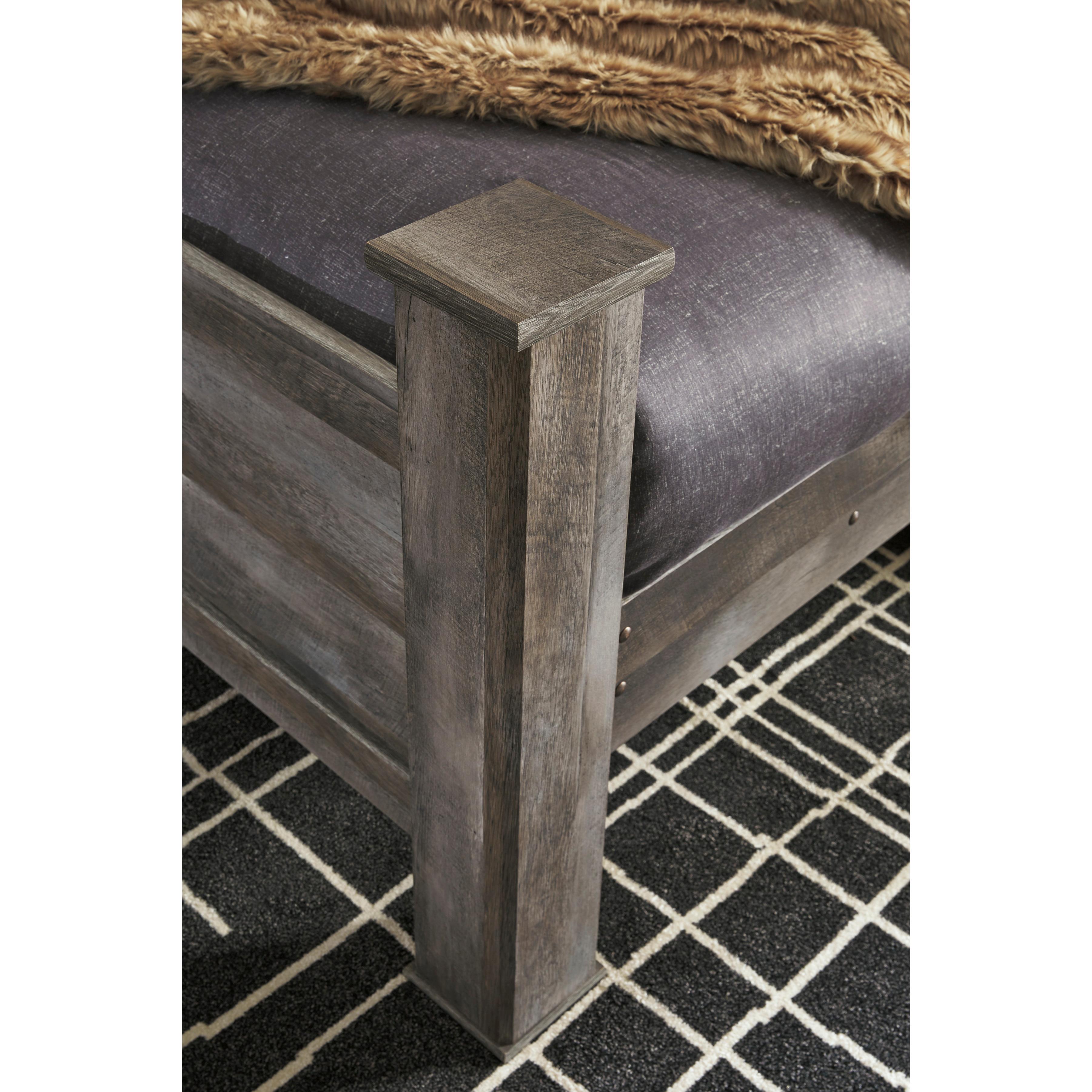  Size_King --  Wynnlow B440B6 King Poster Bed IMAGE 4