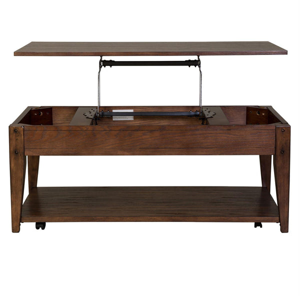 Liberty Furniture Industries Inc. Lake House Lift Top Cocktail Table 210-OT1015