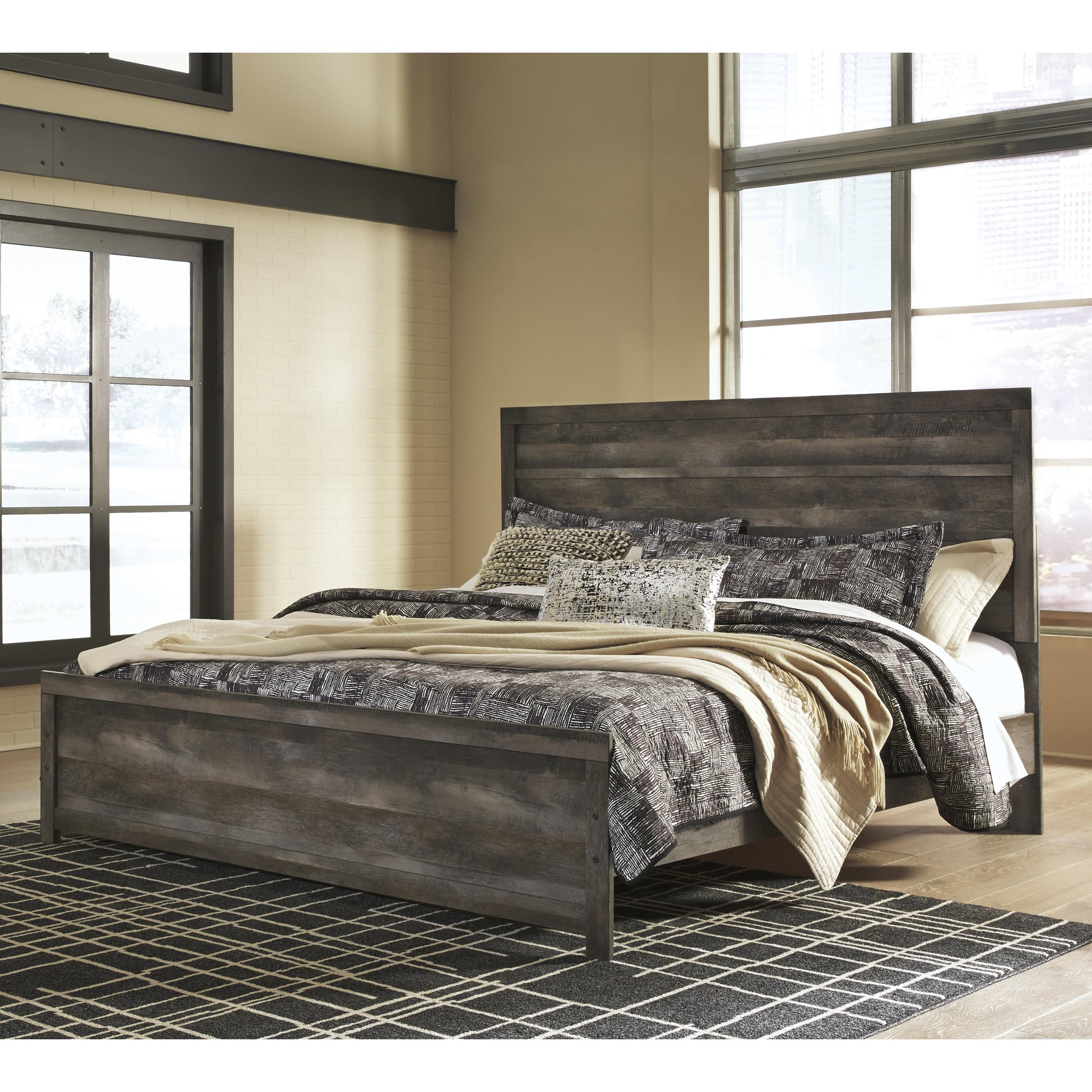  Size_King --  Wynnlow B440B8 King Panel Bed IMAGE 2