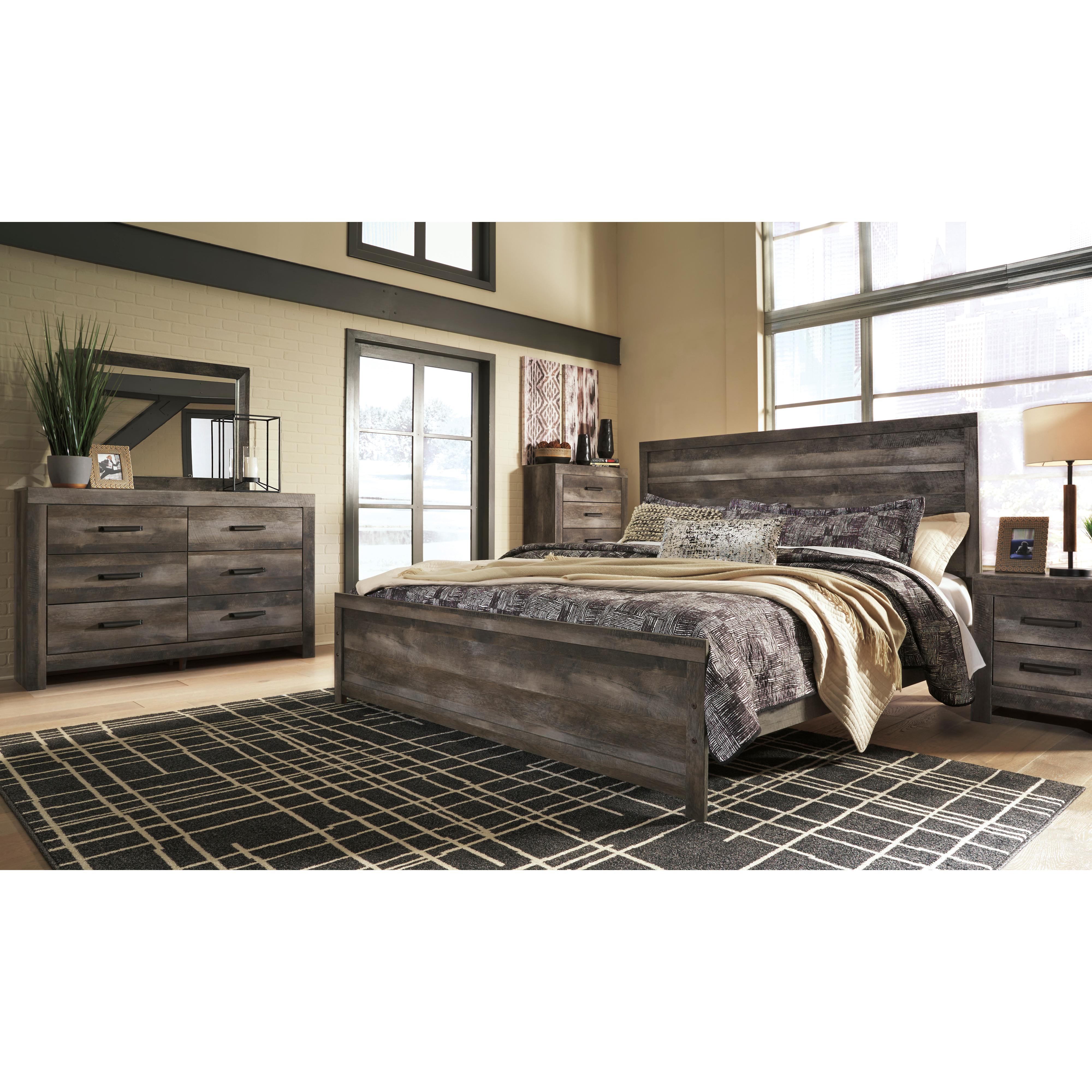  Size_King --  Wynnlow B440B8 King Panel Bed IMAGE 3