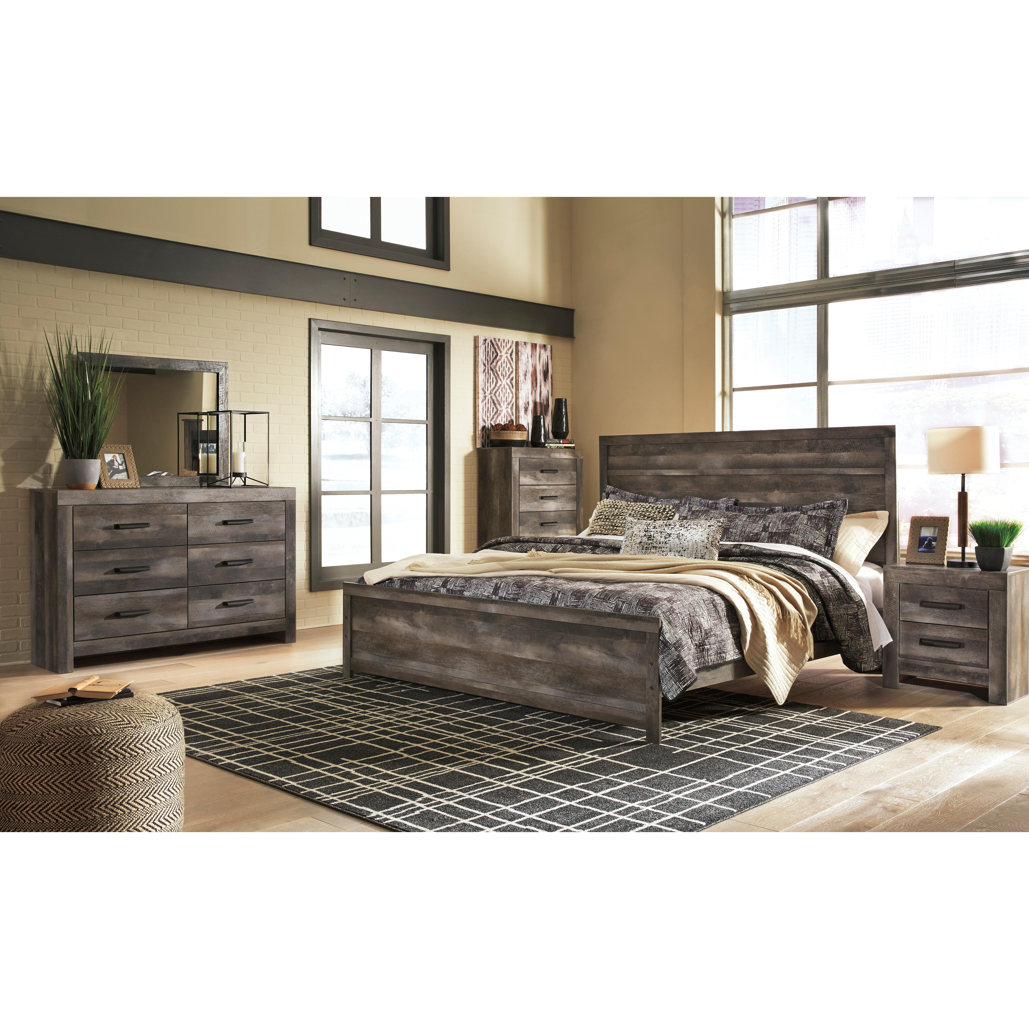  Size_King --  Wynnlow B440B8 King Panel Bed IMAGE 6