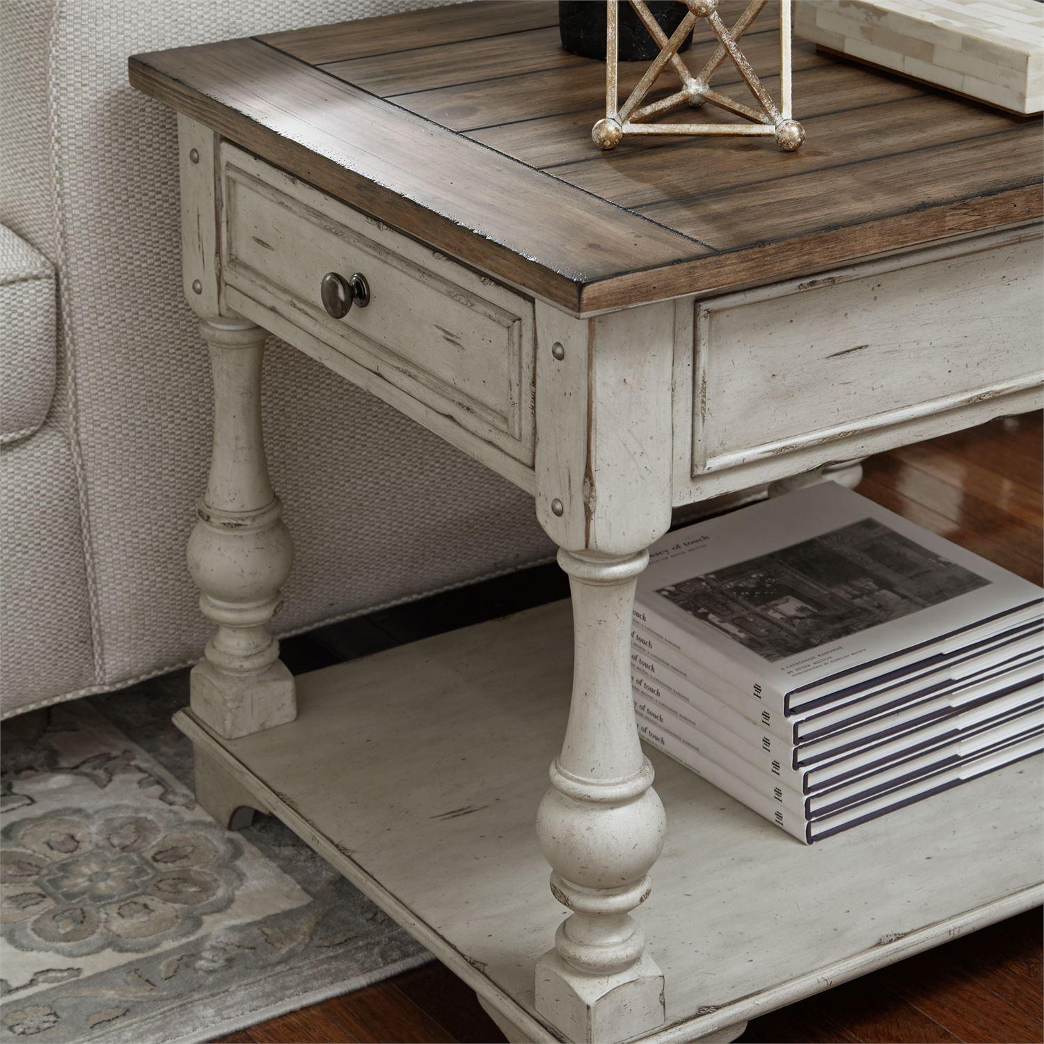  Liberty Furniture Industries Inc. Morgan Creek Occasional Table Set 498-OT-3PCS IMAGE 3
