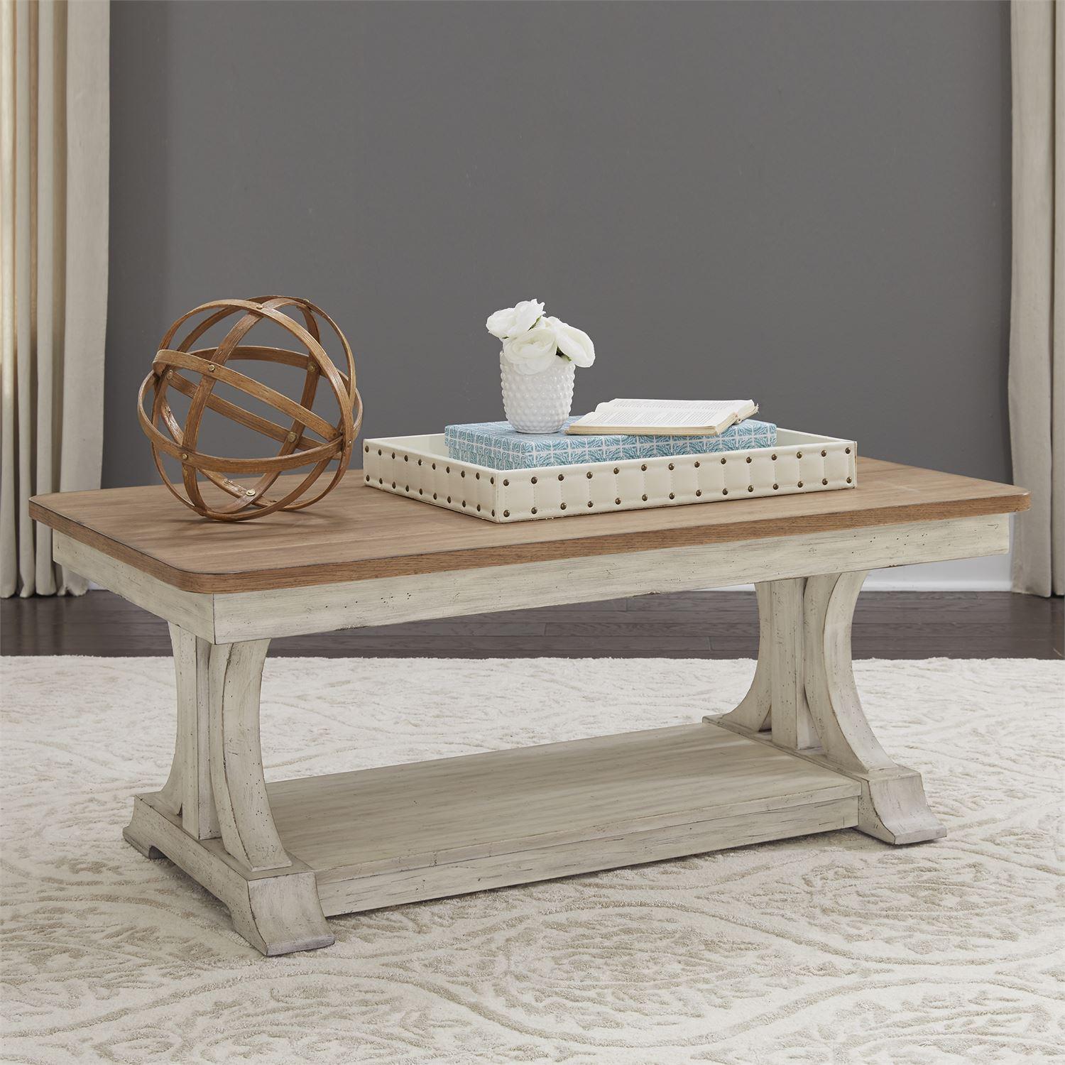  Liberty Furniture Industries Inc. Farmhouse Reimagined Occasional Table Set 652-OT-3PCS IMAGE 2