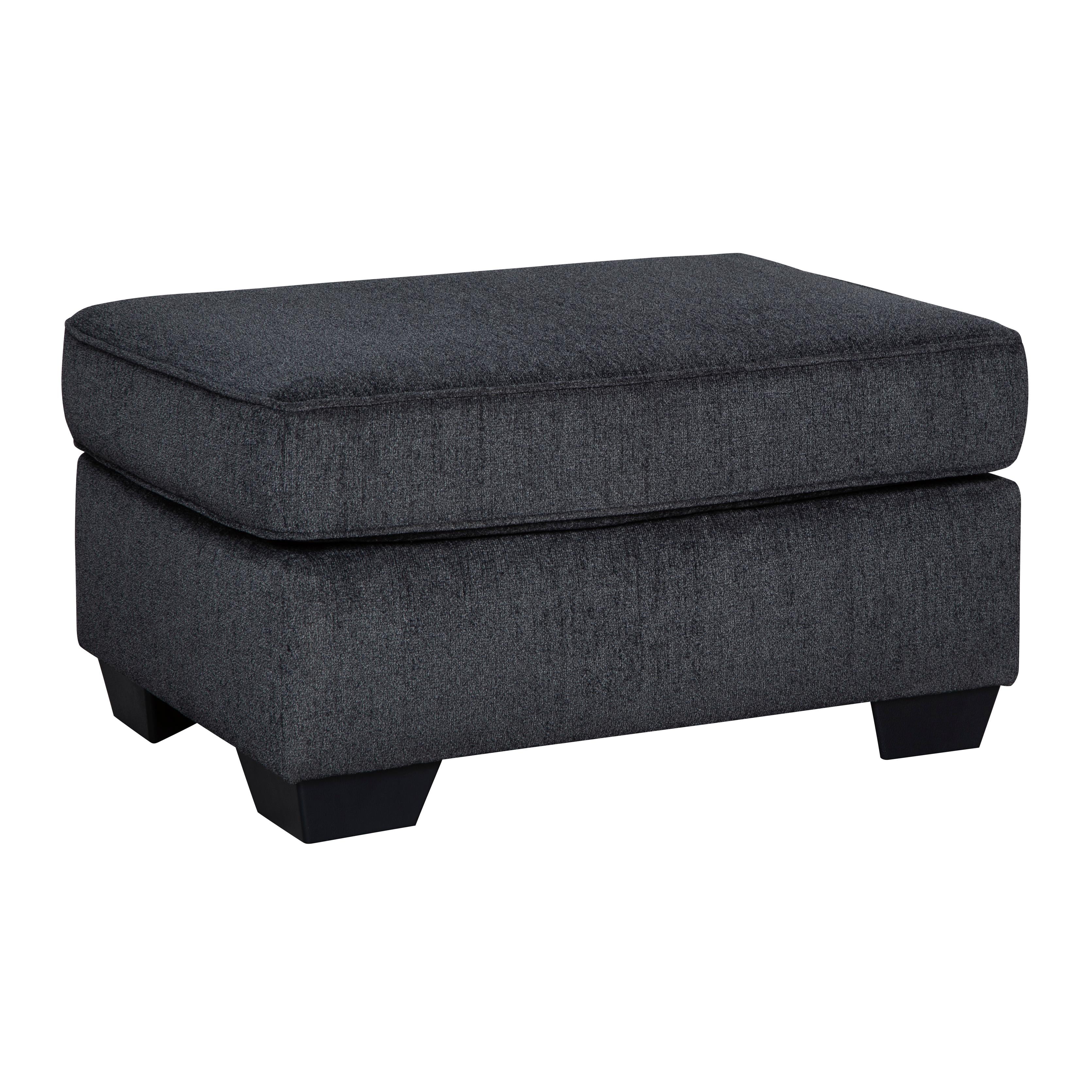  Manufacturer Color_Slate --  Signature Design by Ashley Altari Fabric Ottoman IMAGE 1
