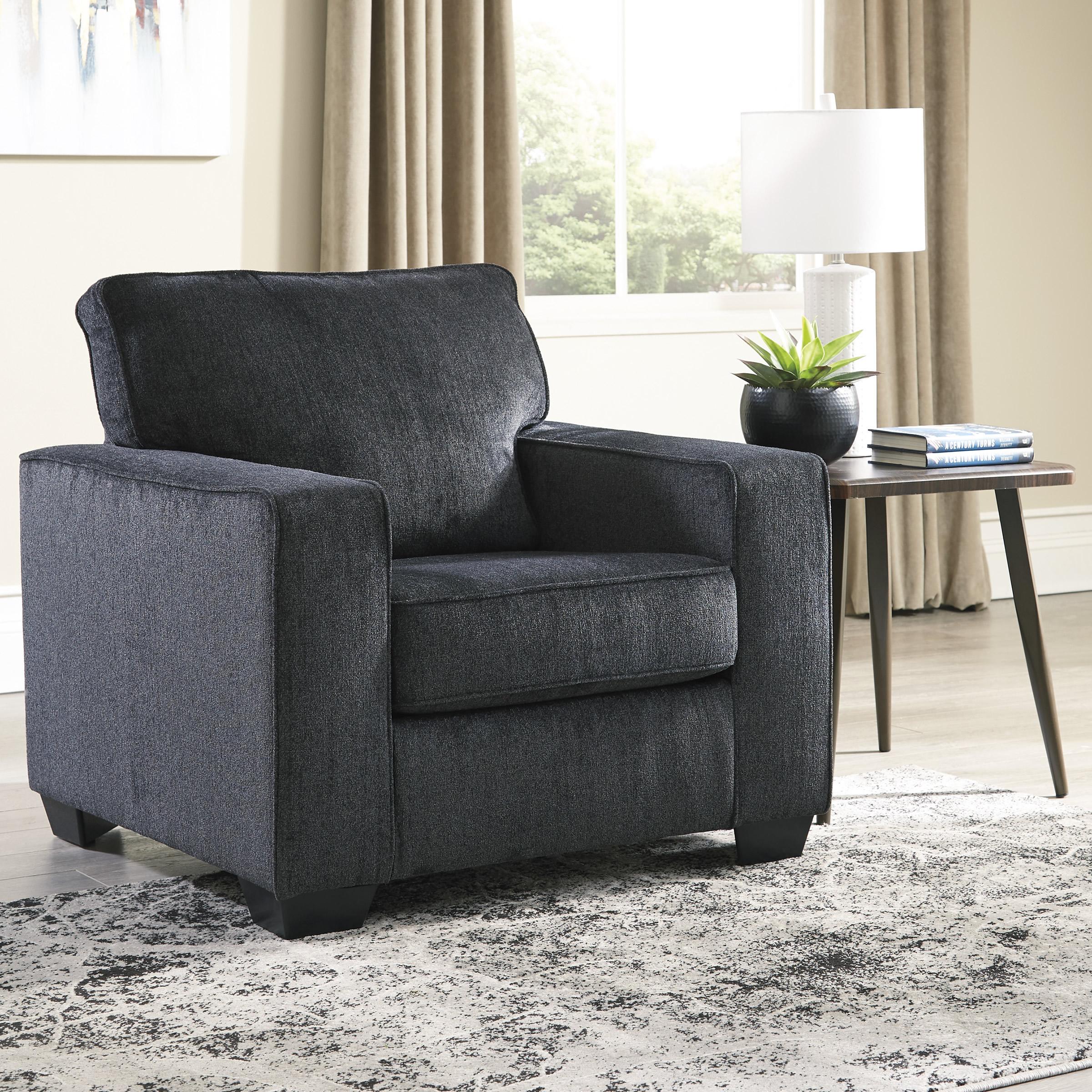  Manufacturer Color_Slate --  Signature Design by Ashley Altari Stationary Fabric Chair IMAGE 2
