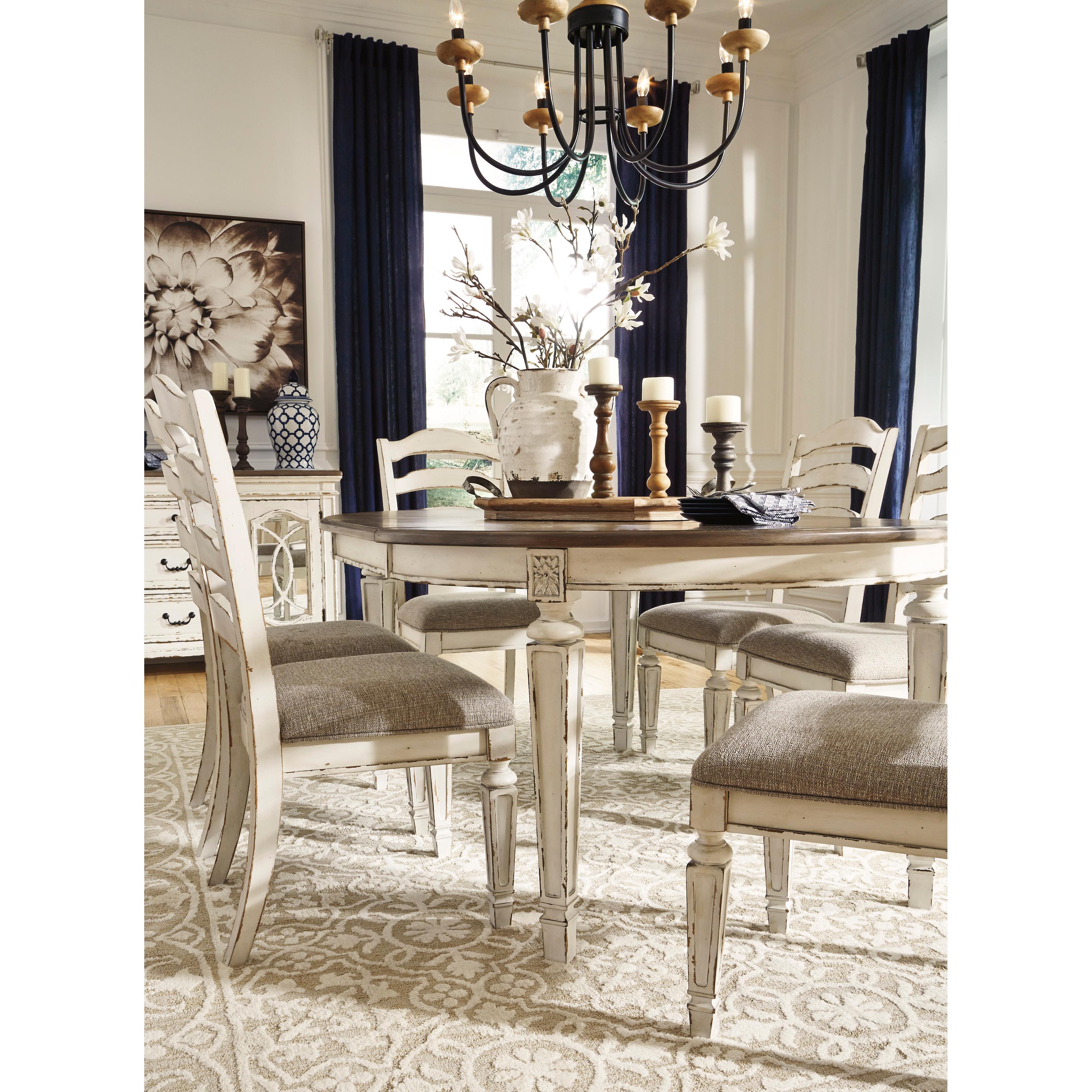  Signature Design by Ashley Realyn Dining Chair D743-01 IMAGE 5