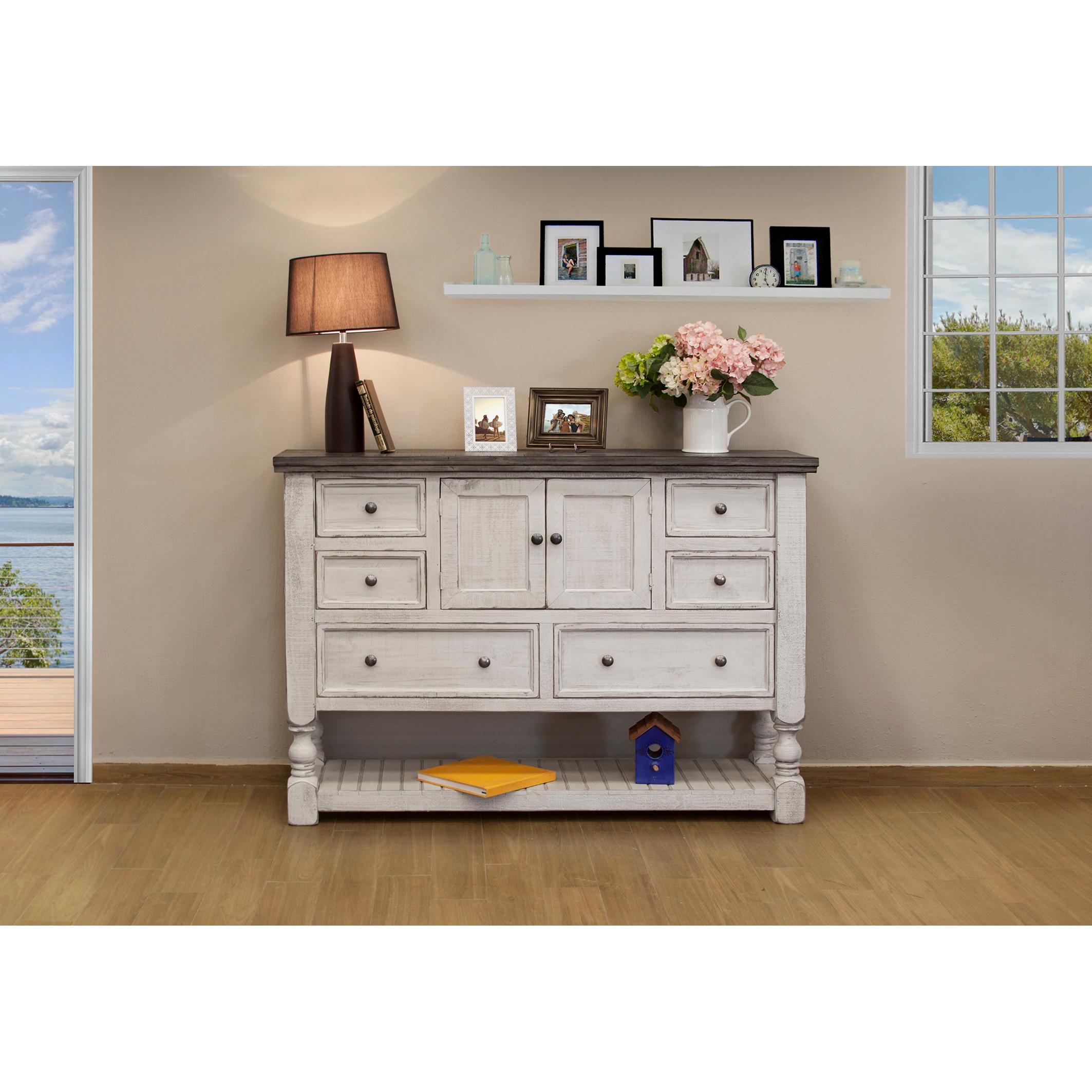  International Furniture Direct Stone 6-Drawer Dresser IFD4690DSR IMAGE 3