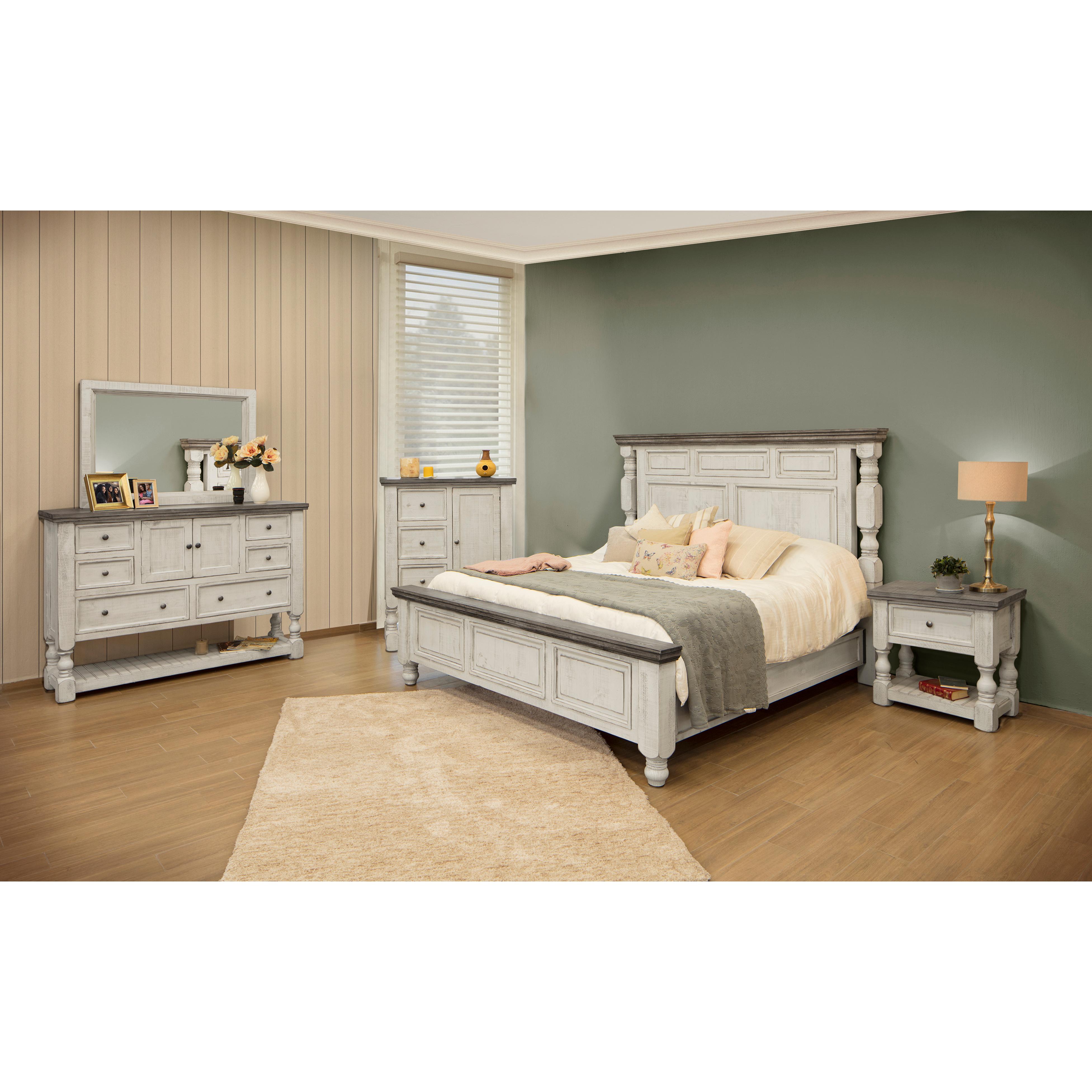  International Furniture Direct Stone Dresser Mirror IFD4690MIR IMAGE 3
