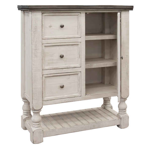 International Furniture Direct Stone 3-Drawer Chest IFD4690CHT