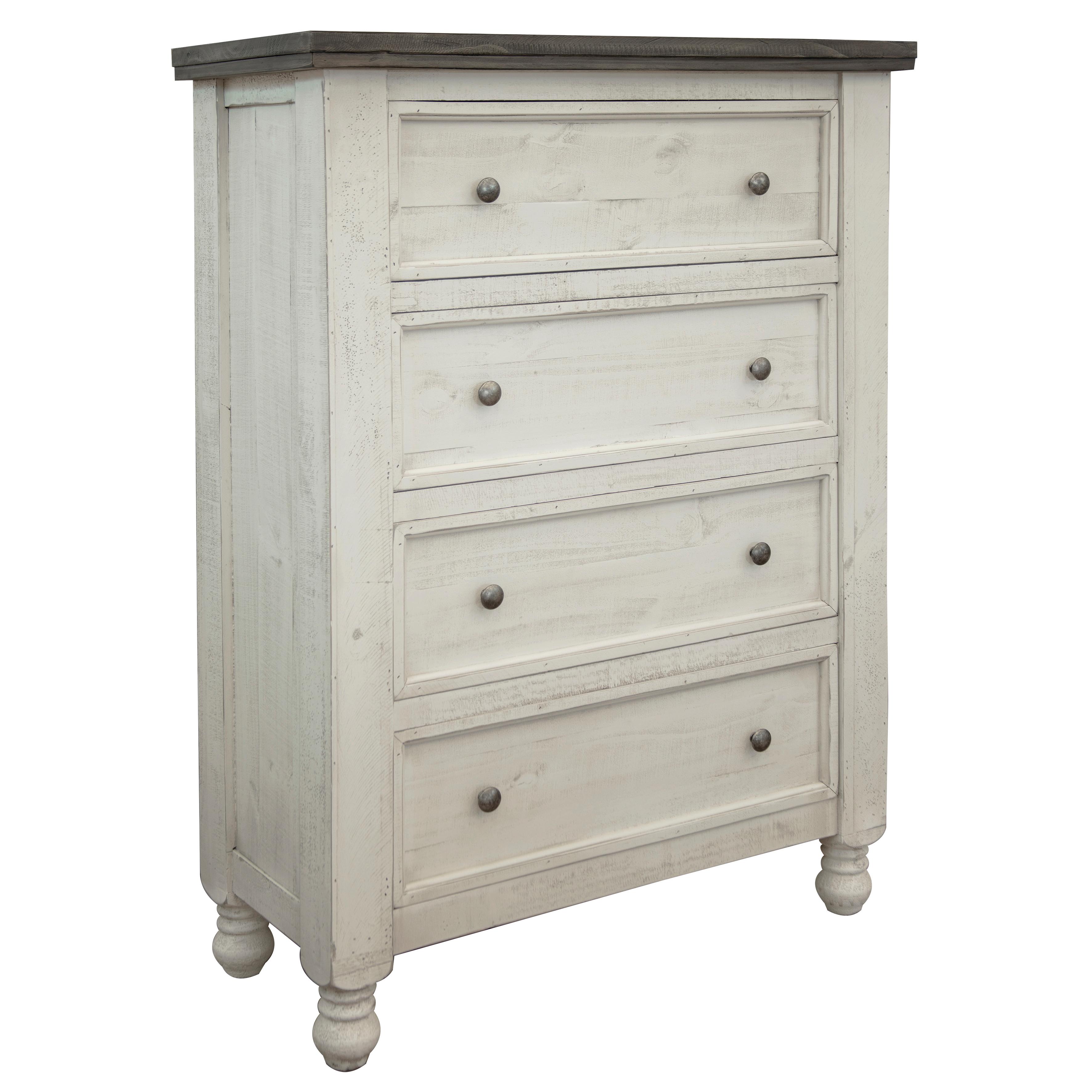  International Furniture Direct Stone 4-Drawer Chest IFD4691CHT IMAGE 1