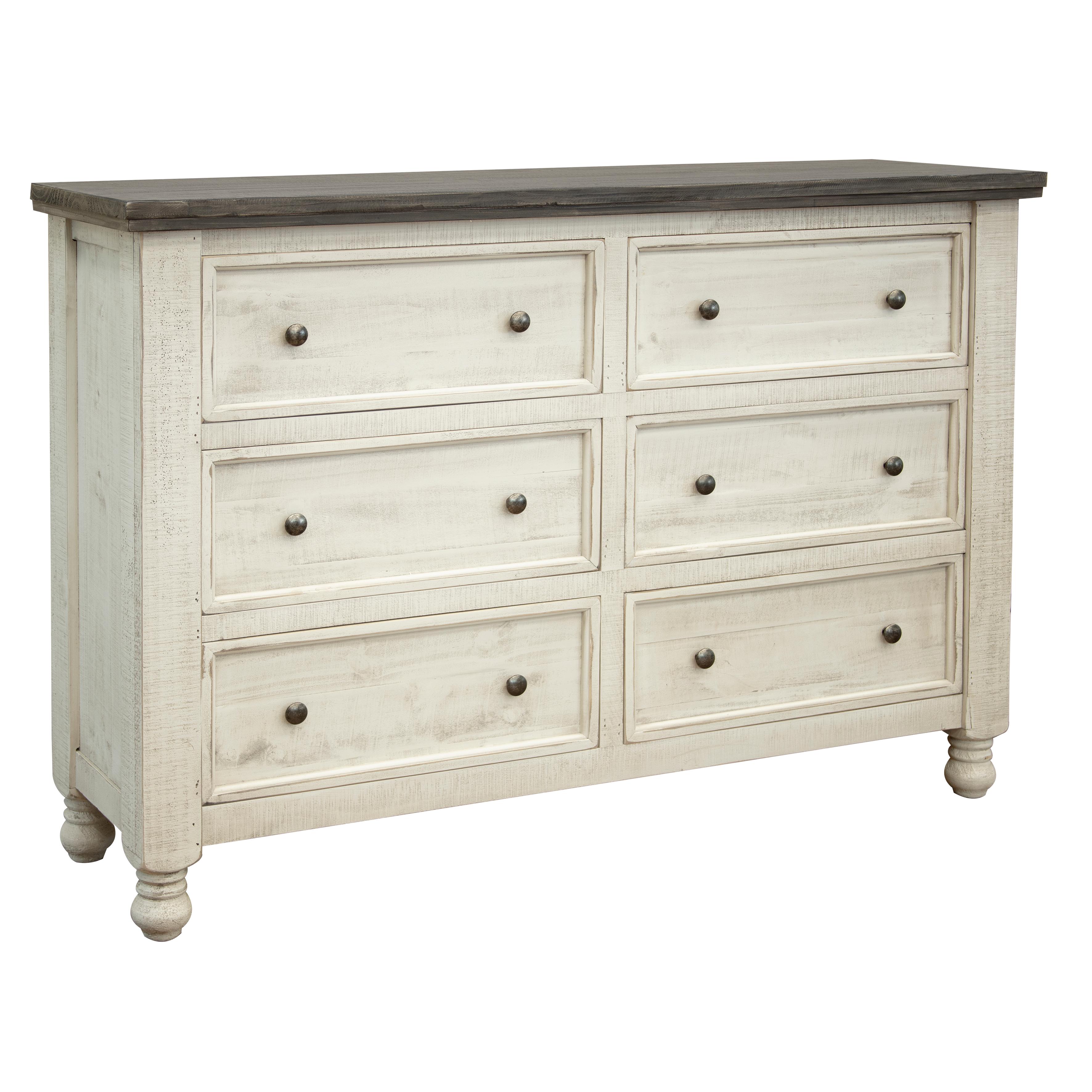  International Furniture Direct Stone 6-Drawer Dresser IFD4691DSR IMAGE 1