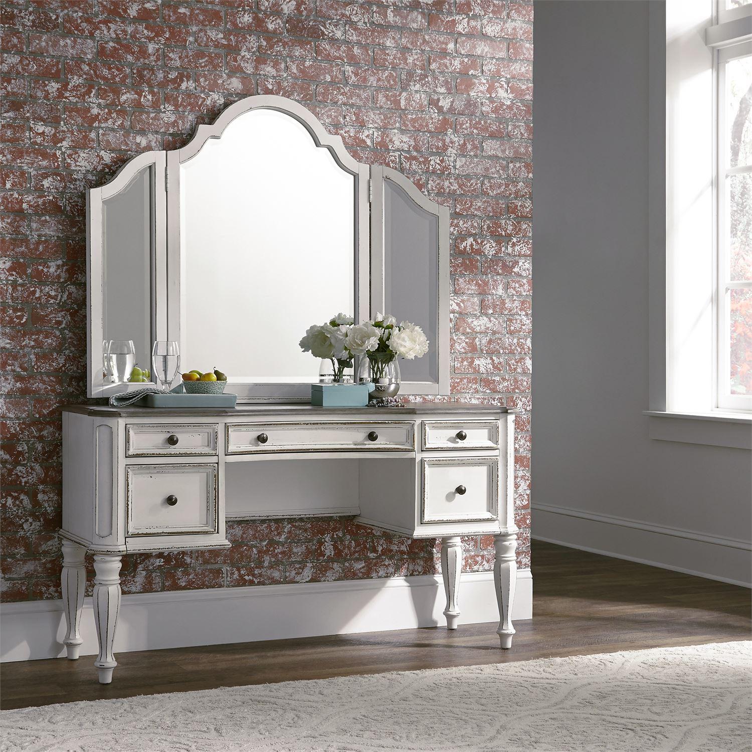  Liberty Furniture Industries Inc. Magnolia Manor 5-Drawer Vanity Table 244-BR35 IMAGE 8