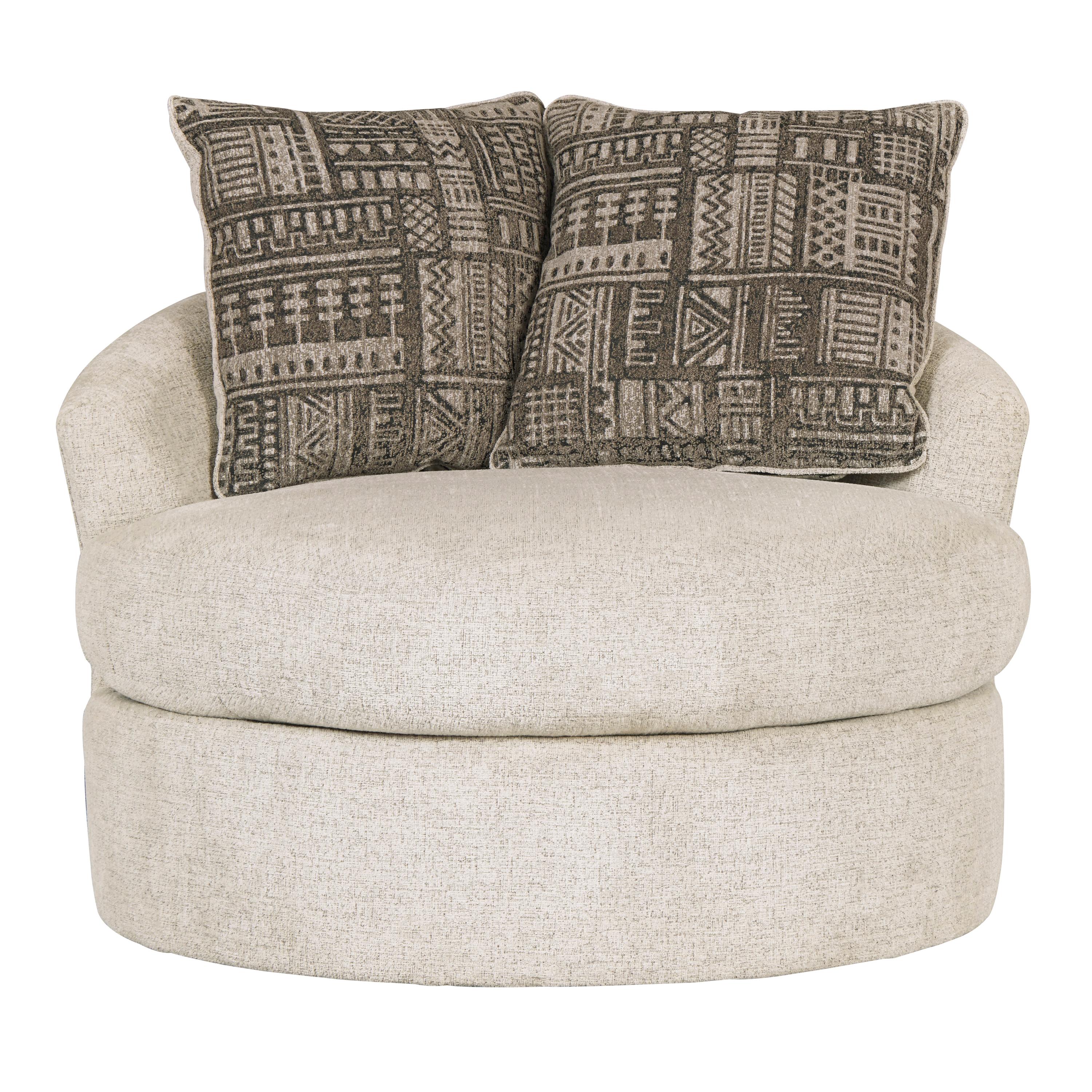  Signature Design by Ashley Soletren Swivel Fabric Accent Chair 9510444 IMAGE 1