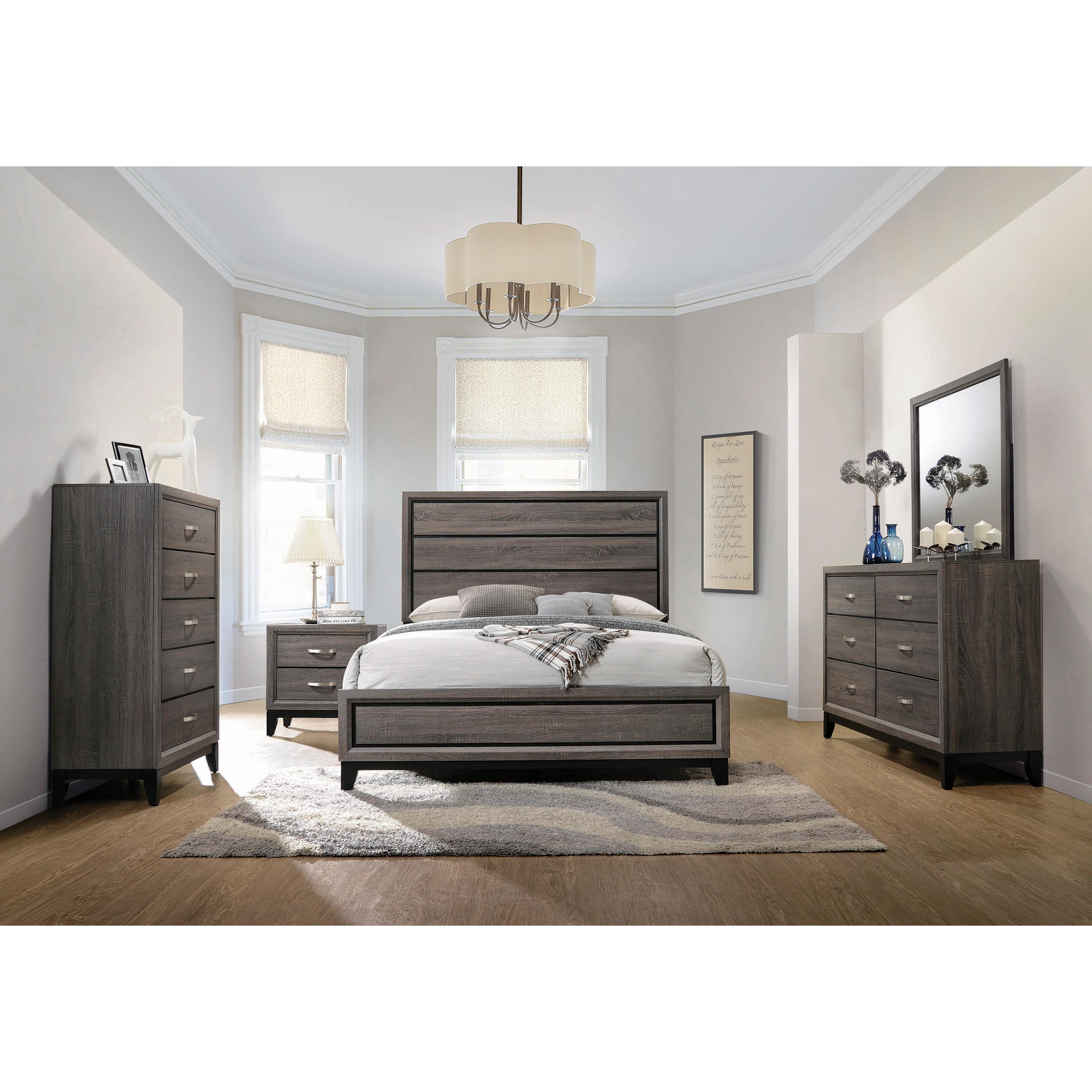  Coaster Furniture Watson 212424 Dresser Mirror - Grey Oak IMAGE 4