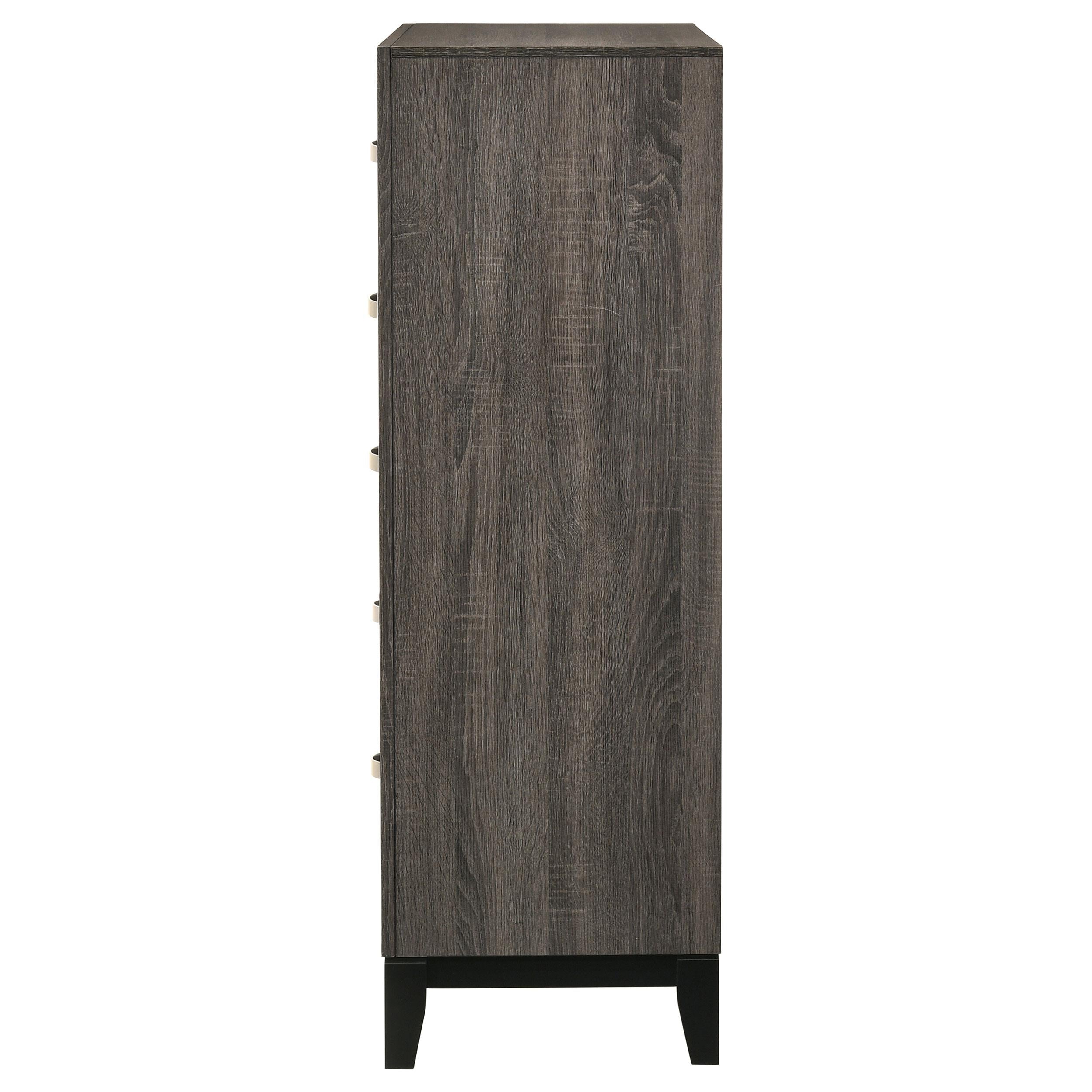  Coaster Furniture Watson 212425 5-Drawer Bedroom Chest - Grey Oak IMAGE 4