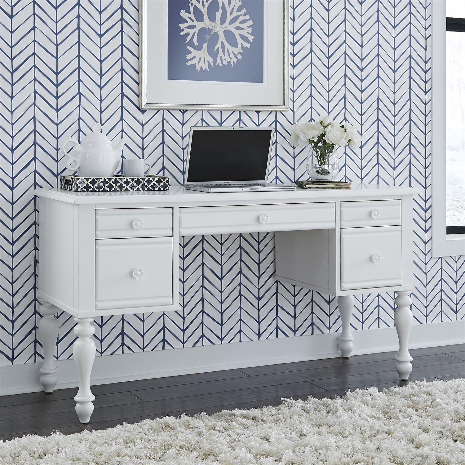  Liberty Furniture Industries Inc. Summer House I 5-Drawer Vanity Table 607-BR36 IMAGE 7