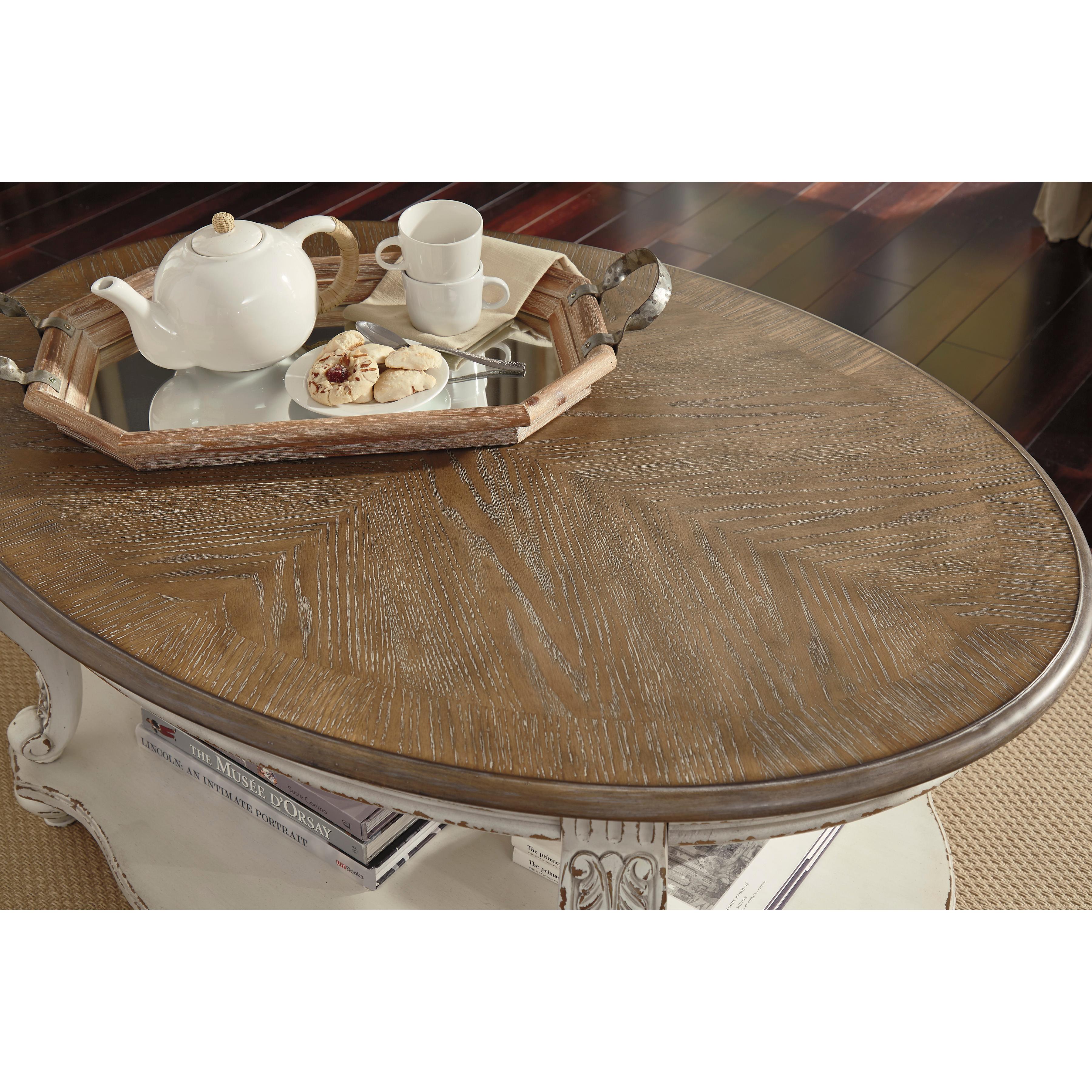  Signature Design by Ashley Realyn Cocktail Table T743-0 IMAGE 6