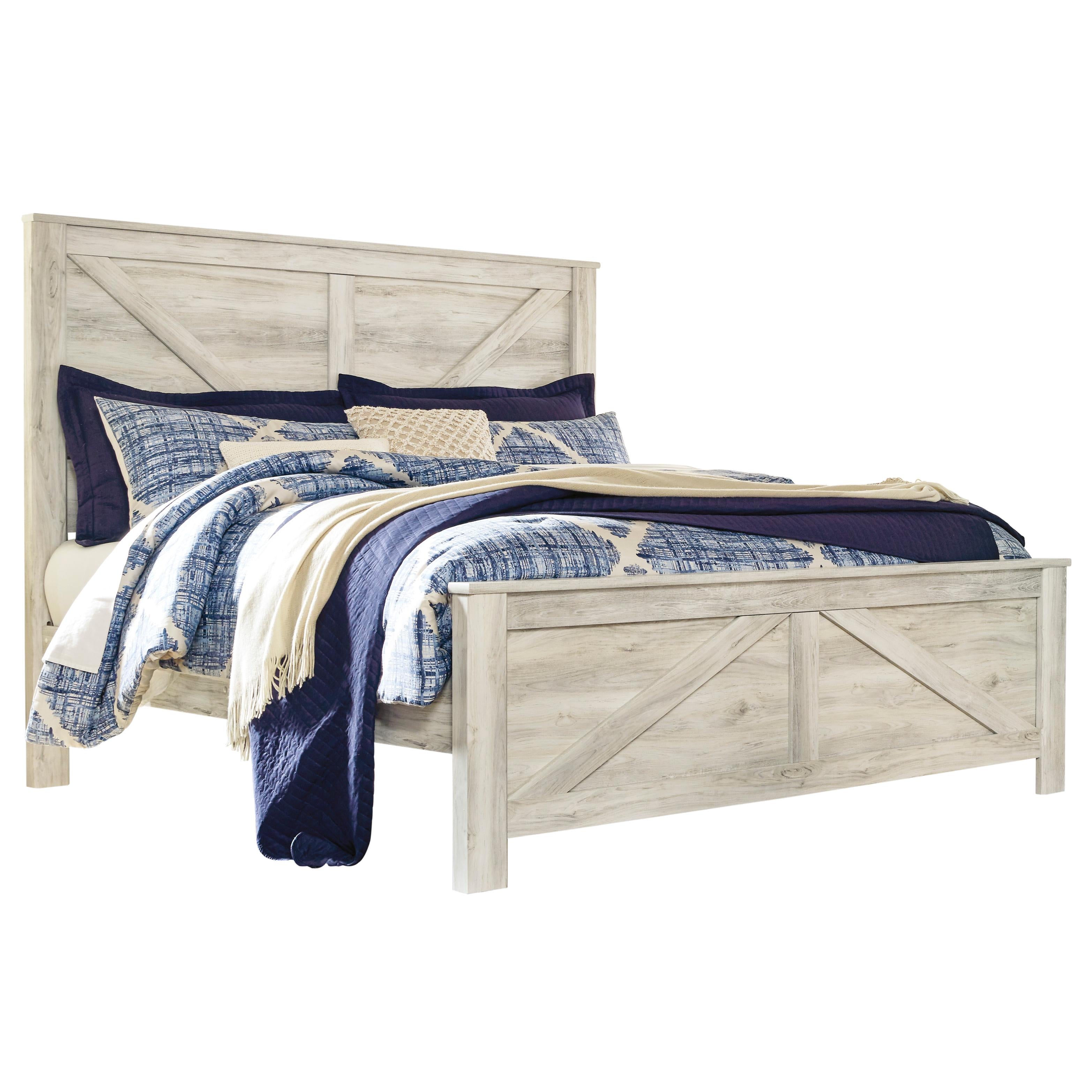  Size_King --  Bellaby B331B10 King Crossbuck Panel Bed IMAGE 1