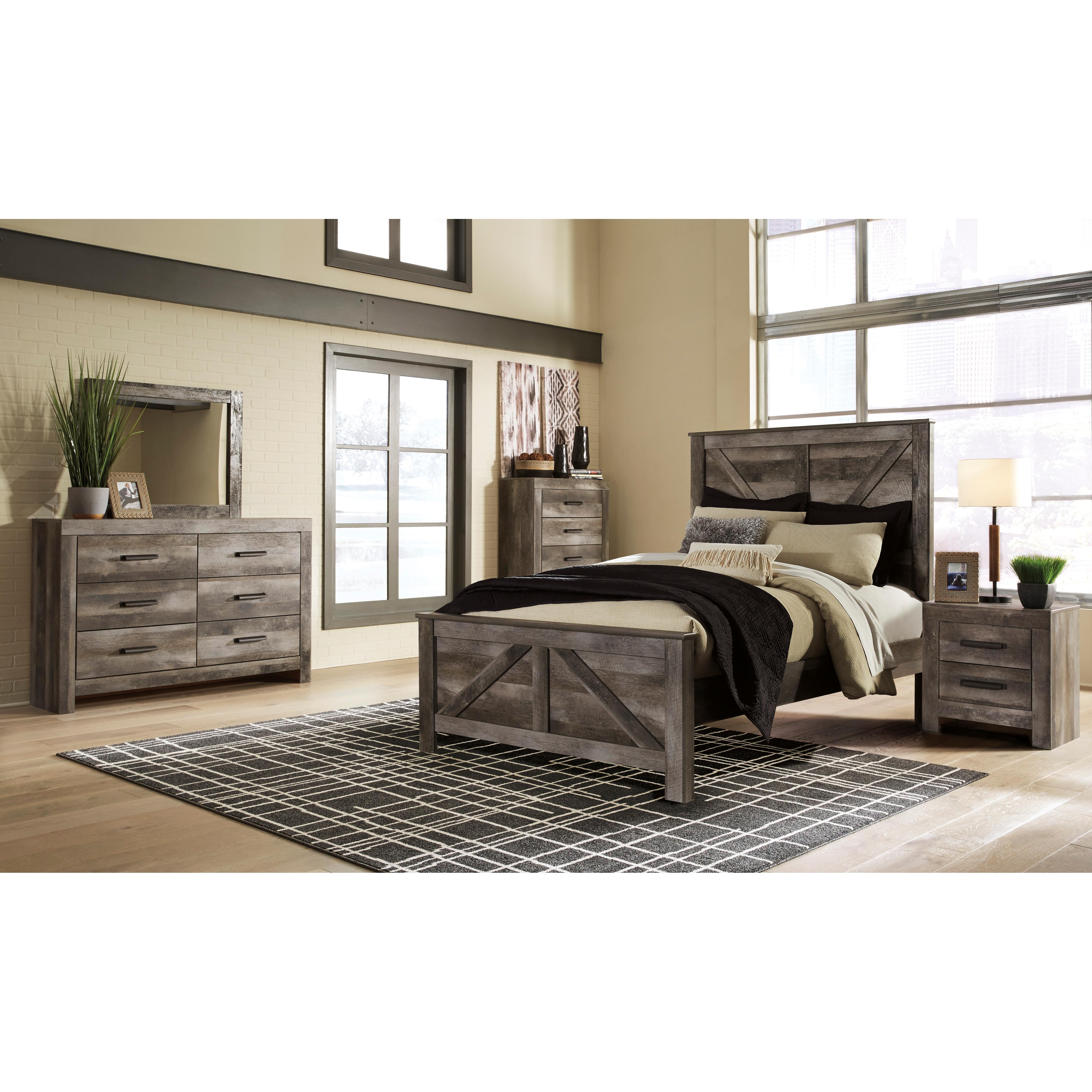  Size_Queen --  Signature Design by Ashley Wynnlow Panel Bed IMAGE 8