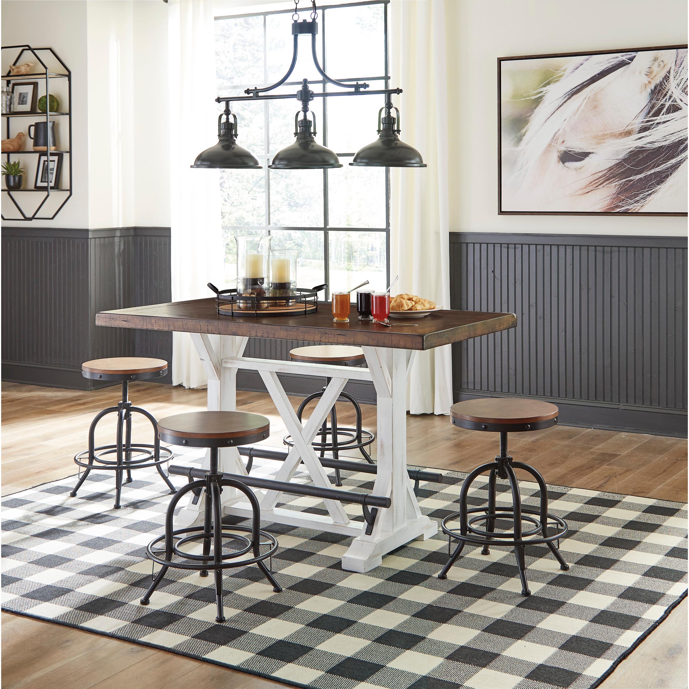 Signature Design by Ashley Valebeck Adjustable Height Stool D546-224 IMAGE 3
