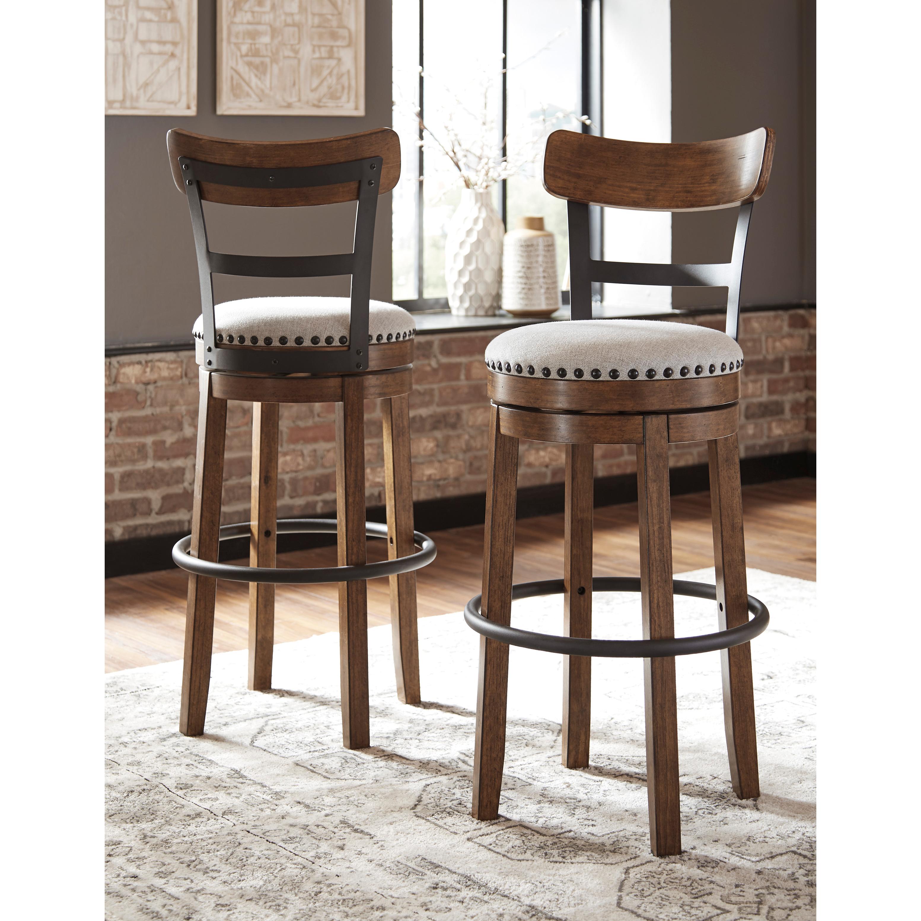  Signature Design by Ashley Valebeck Pub Height Stool D546-430 IMAGE 4