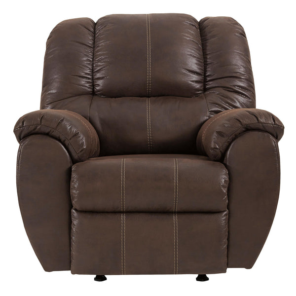 Signature Design by Ashley McGann Rocker Leather Look Recliner