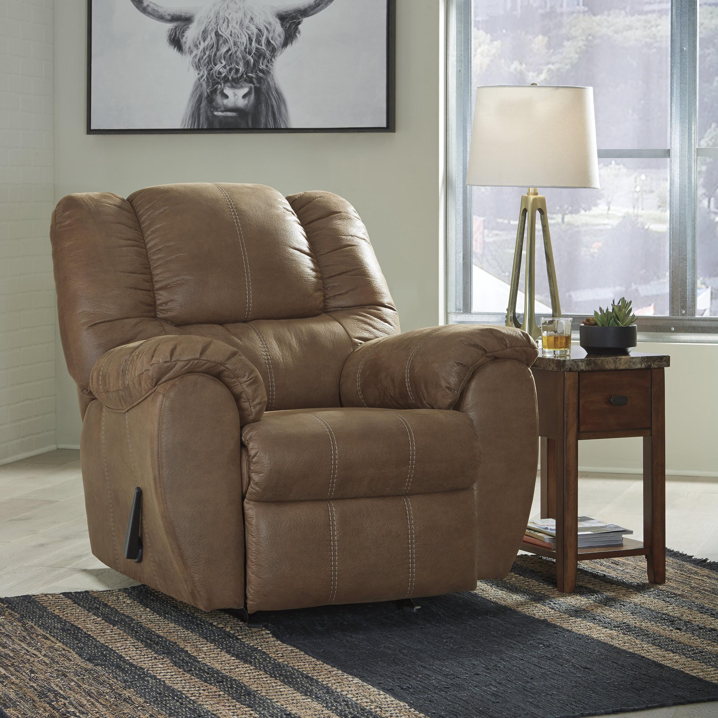  Manufacturer Color_Saddle --  McGann 1030225 Rocker Recliner IMAGE 3
