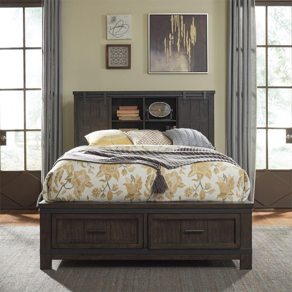 Liberty Furniture Industries Inc. Thornwood Hills Bookcase Bed with Storage