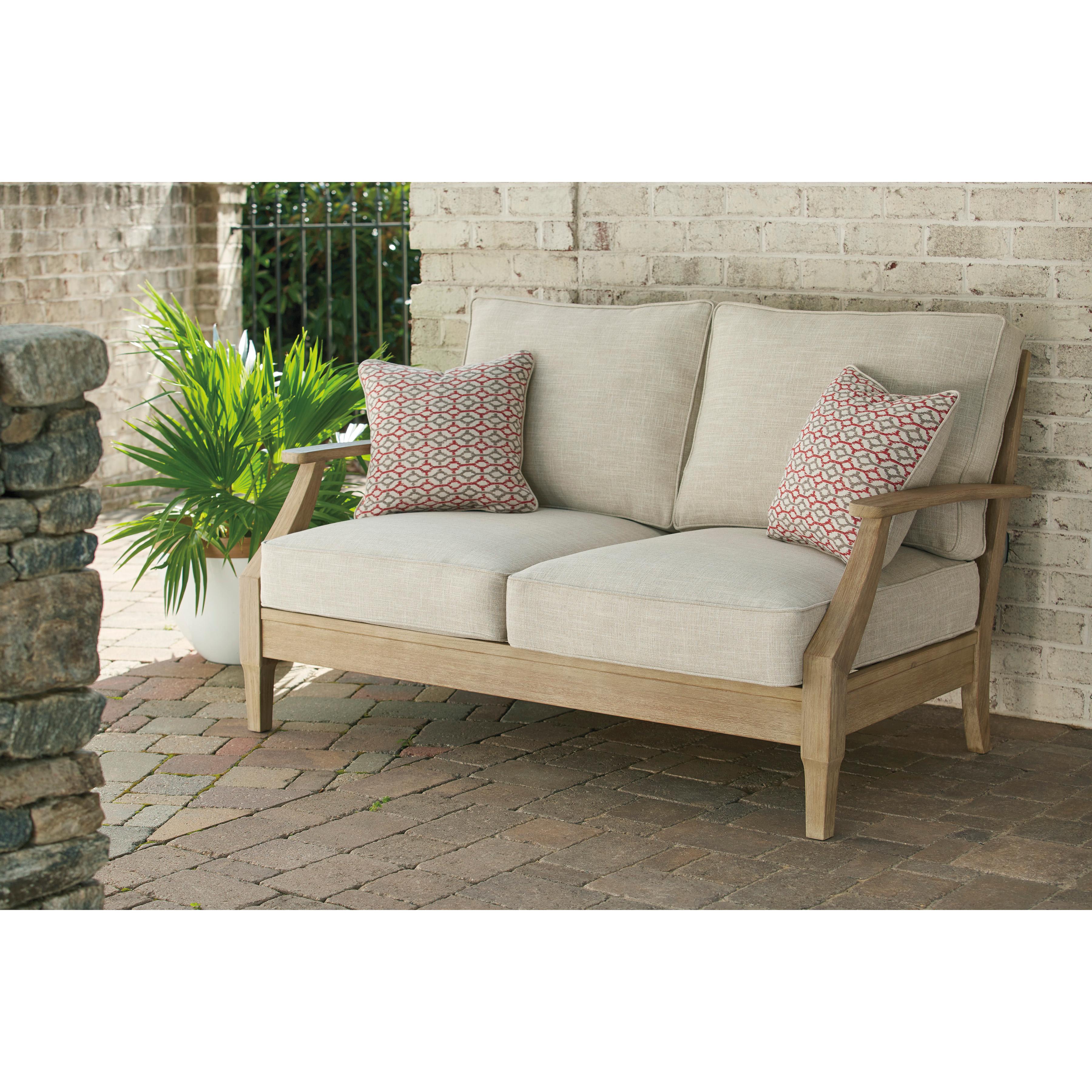  Signature Design by Ashley Clare View P801-835 Loveseat with Cushion IMAGE 4