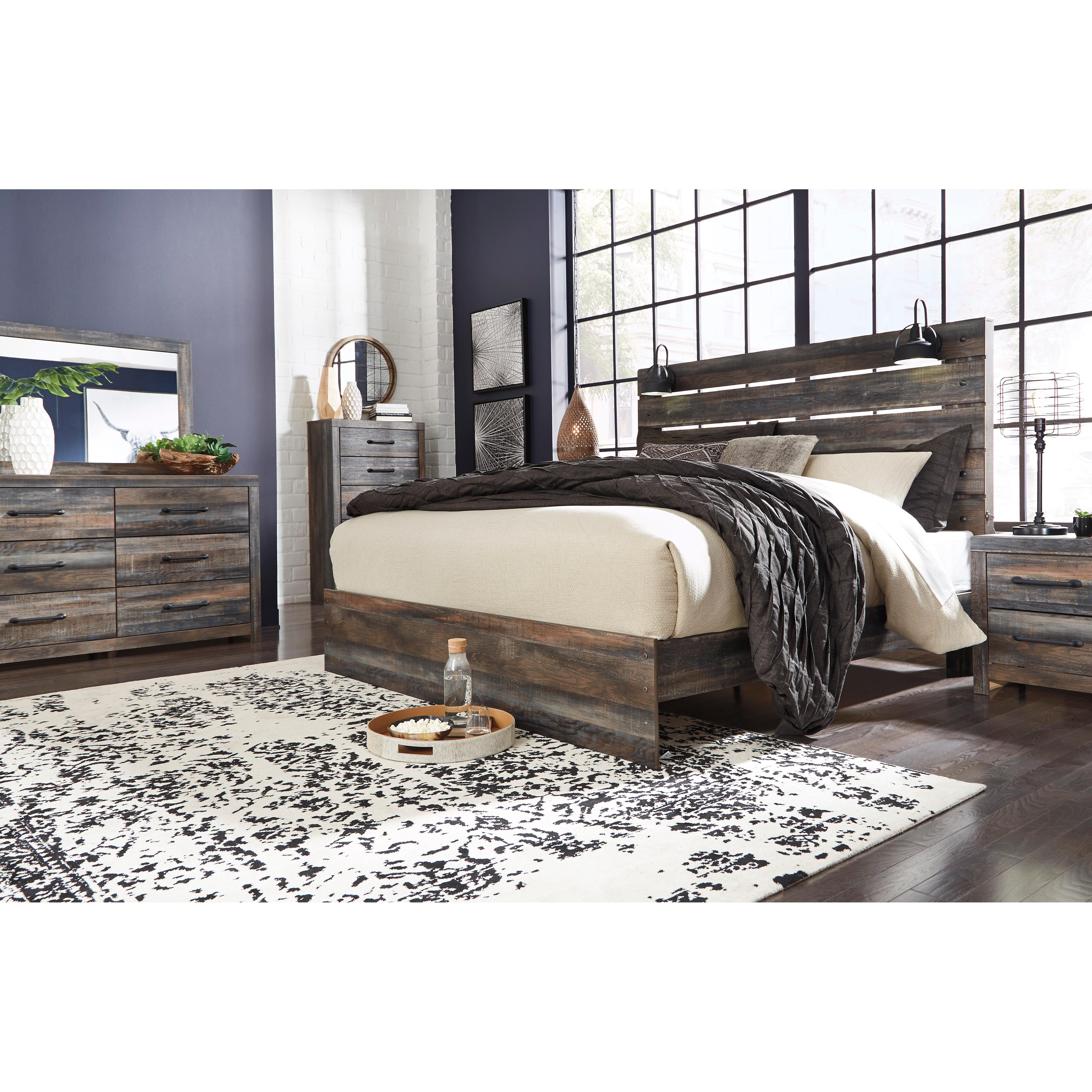  Size_King --  Drystan B211B14 King Panel Bed IMAGE 5