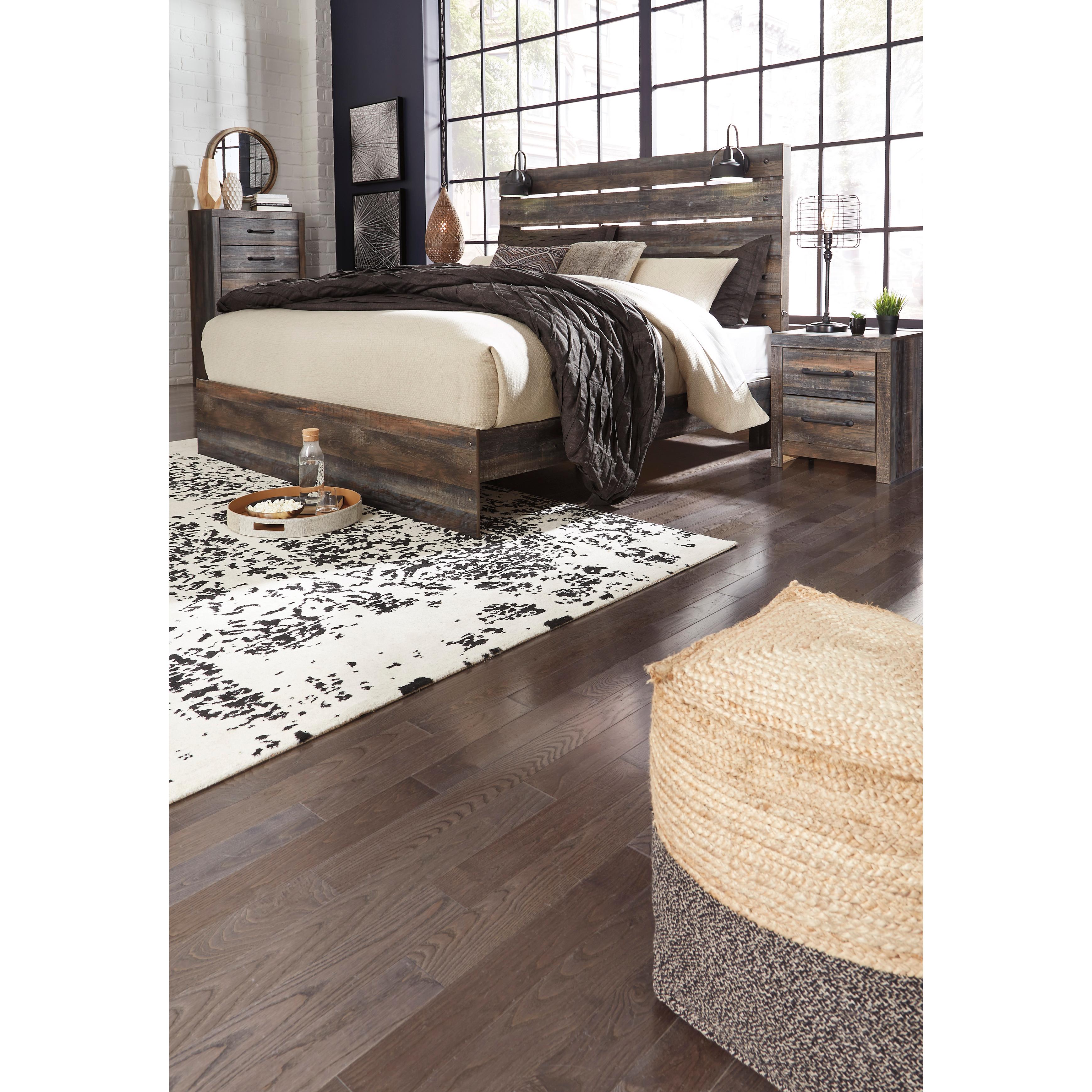  Size_King --  Drystan B211B14 King Panel Bed IMAGE 6