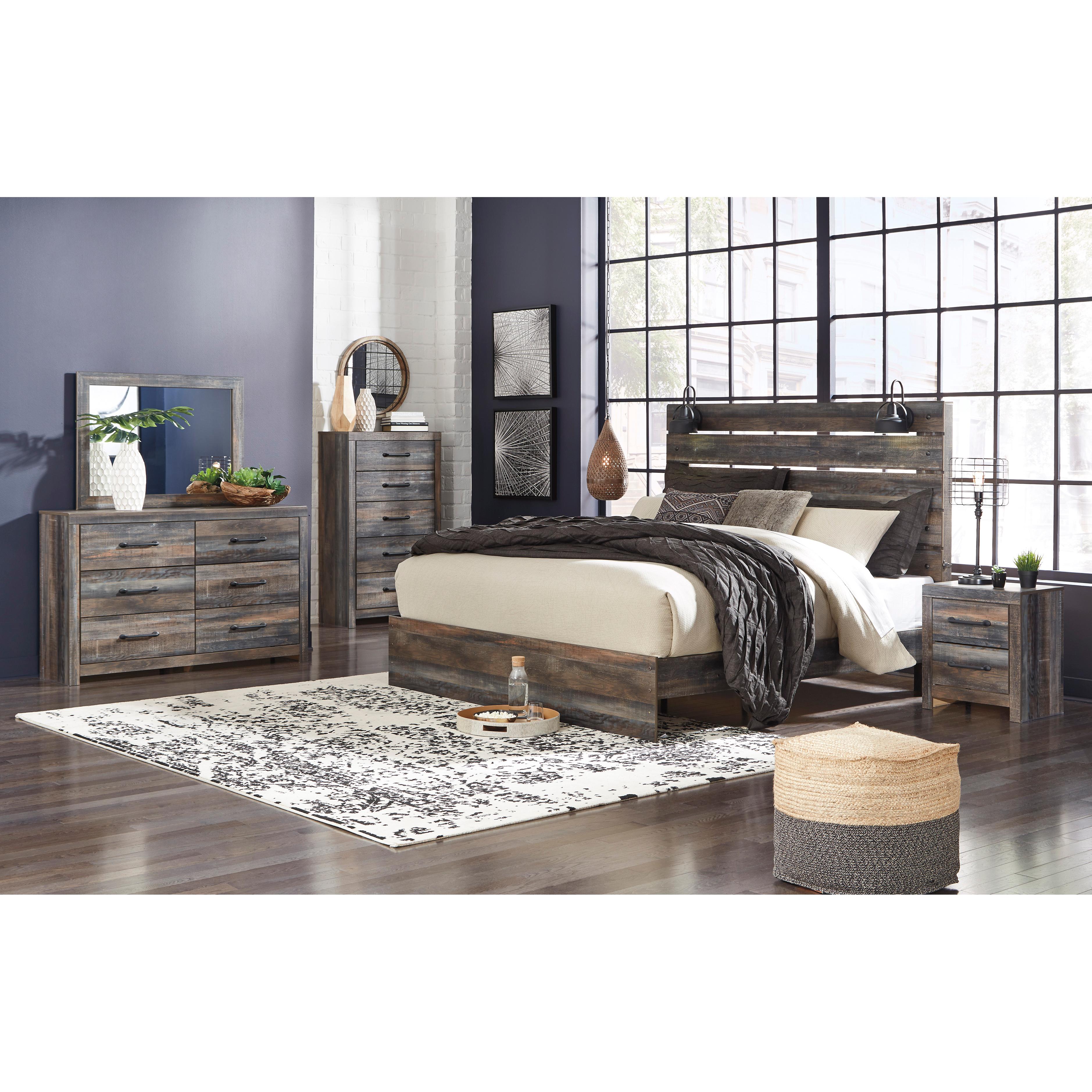  Size_King --  Drystan B211B14 King Panel Bed IMAGE 7