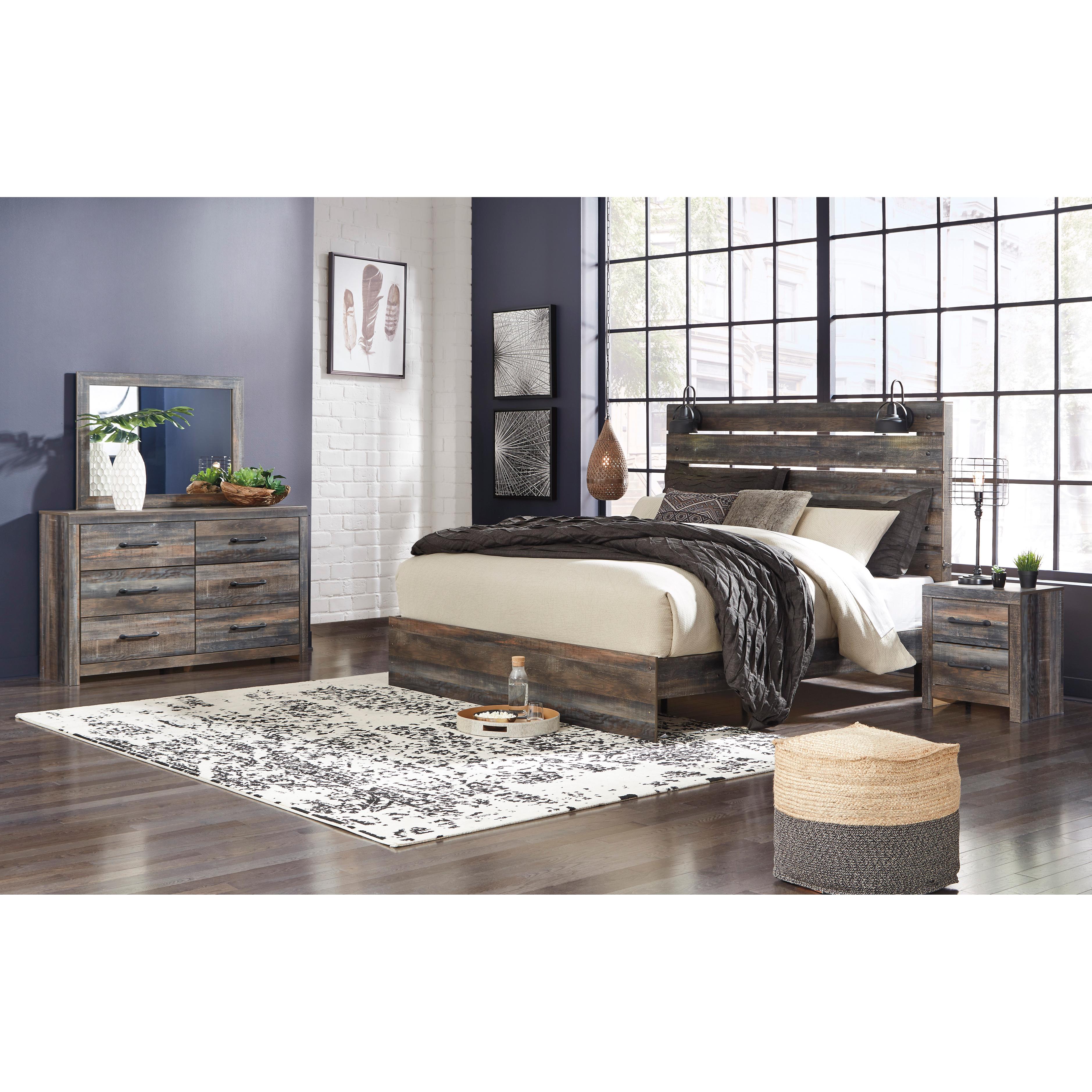  Size_King --  Drystan B211B14 King Panel Bed IMAGE 8