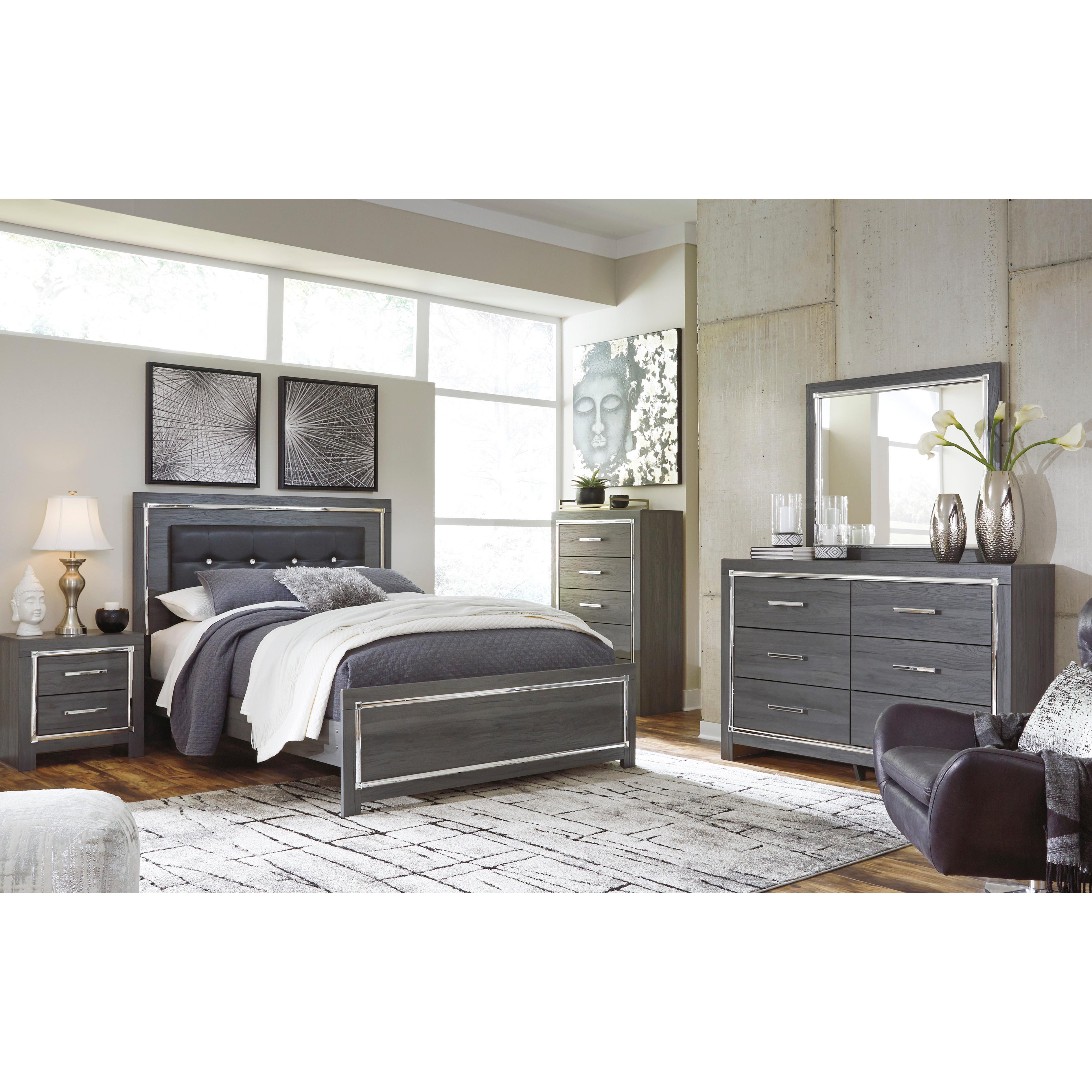  Size_Queen --  Signature Design by Ashley Lodanna Panel Bed IMAGE 7
