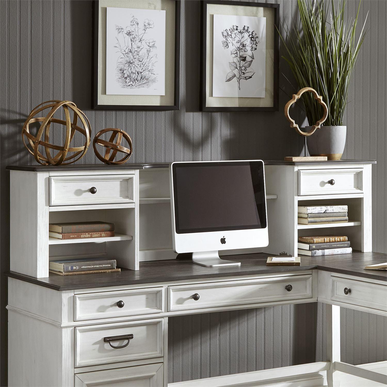  Liberty Furniture Industries Inc. Office Desks L-Shaped Desks 417-HOJ-LSD IMAGE 2