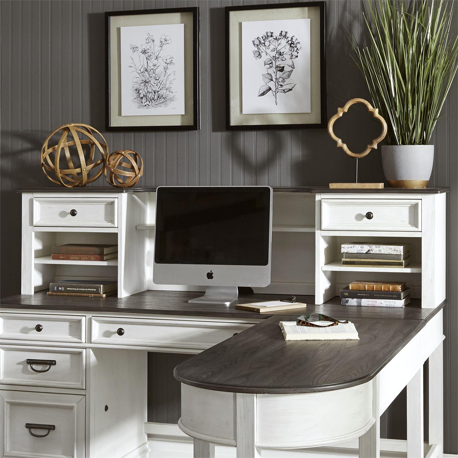  Liberty Furniture Industries Inc. Office Desks L-Shaped Desks 417-HOJ-LSD IMAGE 3