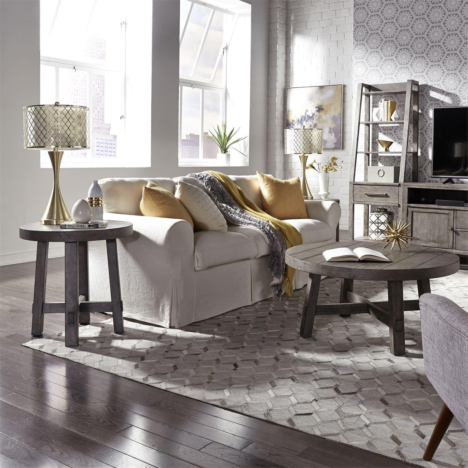  Liberty Furniture Industries Inc. Modern Farmhouse End Table 406-OT1024 IMAGE 3
