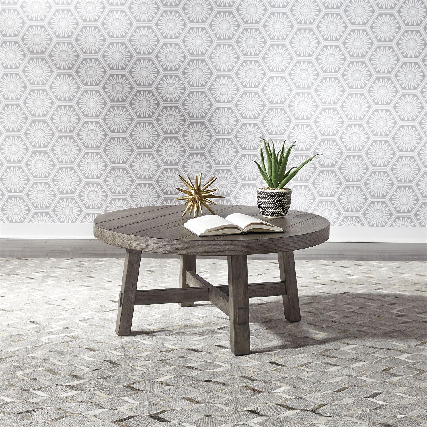  Liberty Furniture Industries Inc. Modern Farmhouse Occasional Table Set 406-OT-3PCS IMAGE 3