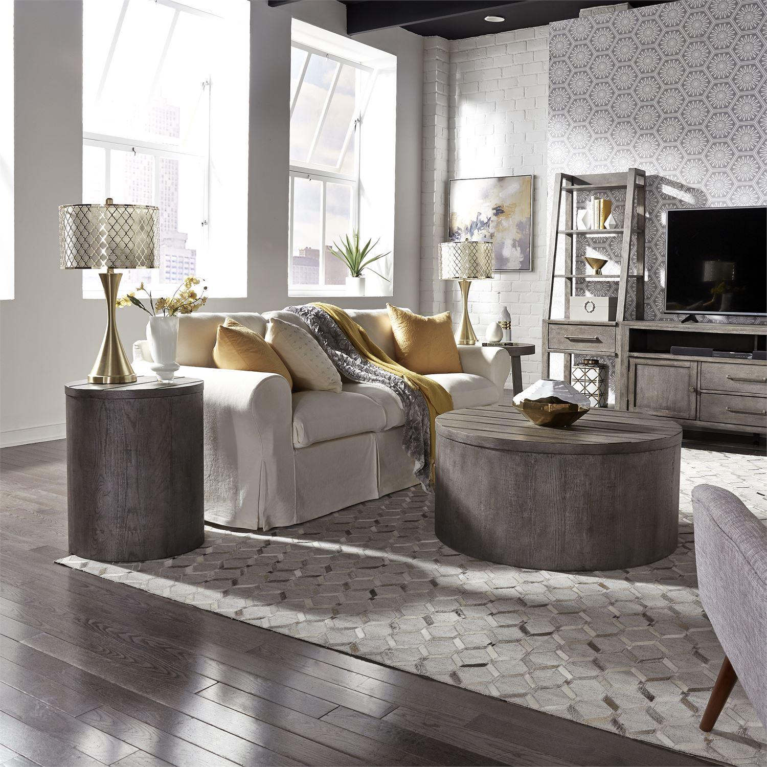  Liberty Furniture Industries Inc. Modern Farmhouse End Table 406-OT1021 IMAGE 2