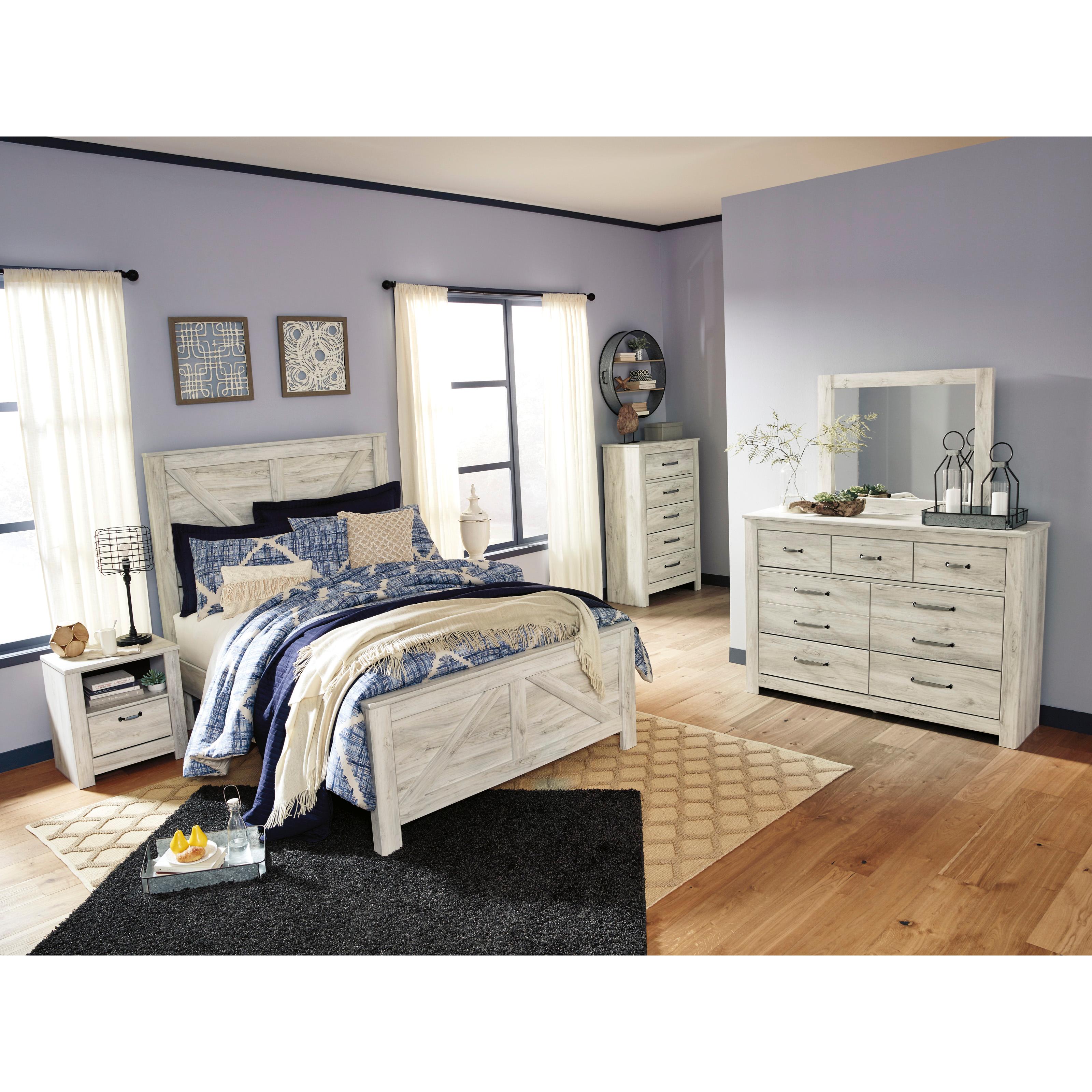  Size_Queen --  Signature Design by Ashley Bellaby Panel Bed IMAGE 3