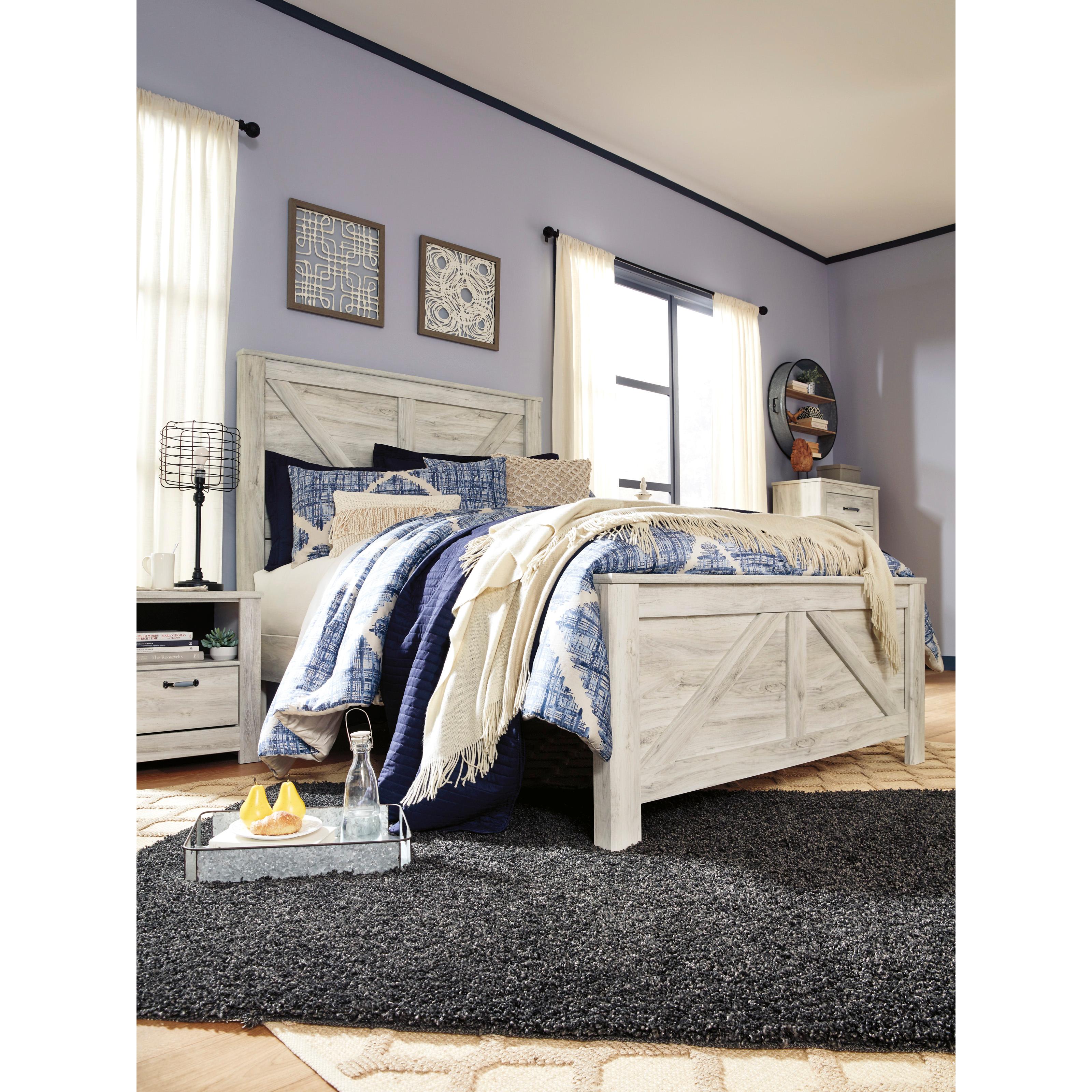  Size_Queen --  Signature Design by Ashley Bellaby Panel Bed IMAGE 4