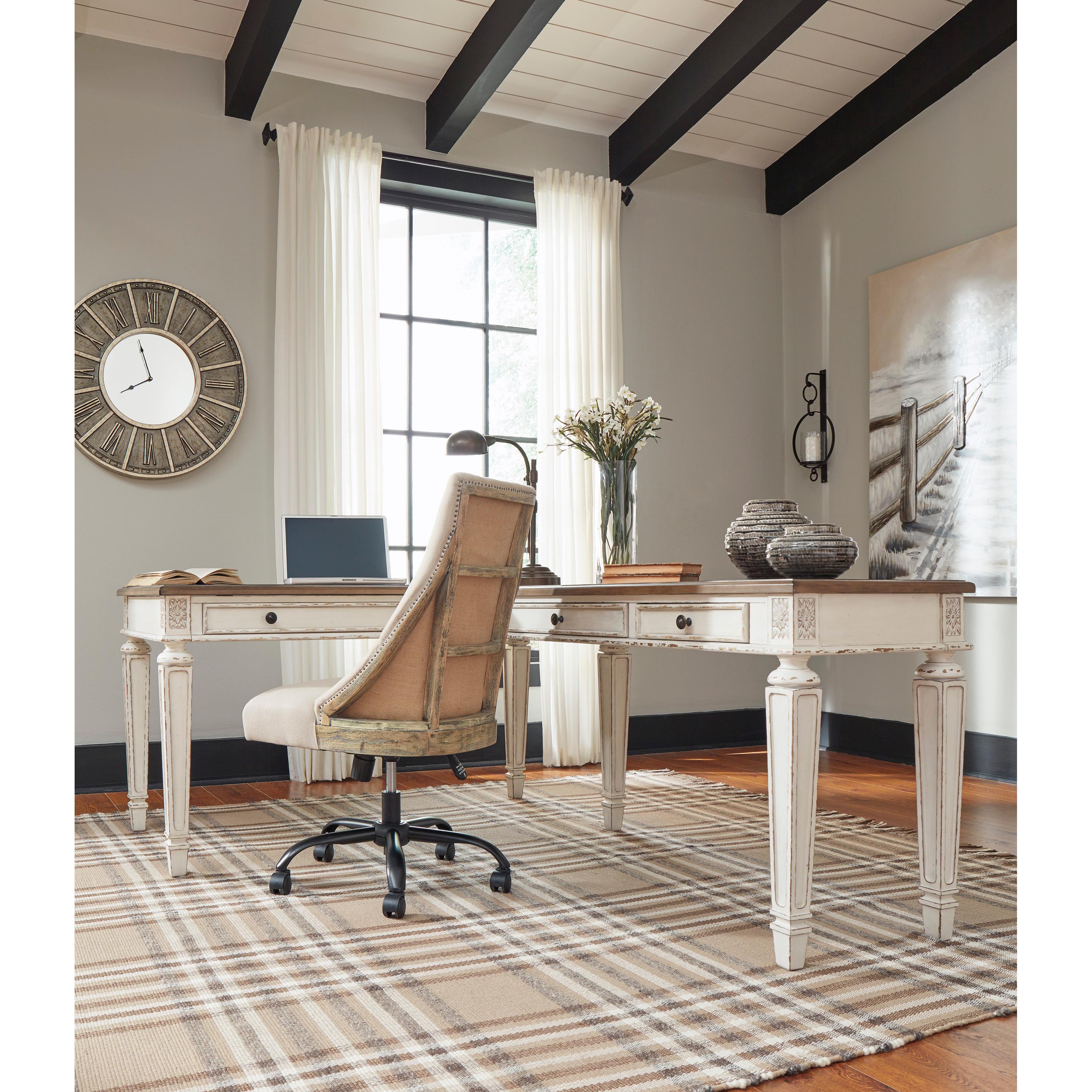  Signature Design by Ashley Realyn H743-134 Home Office Lift Top Desk IMAGE 14